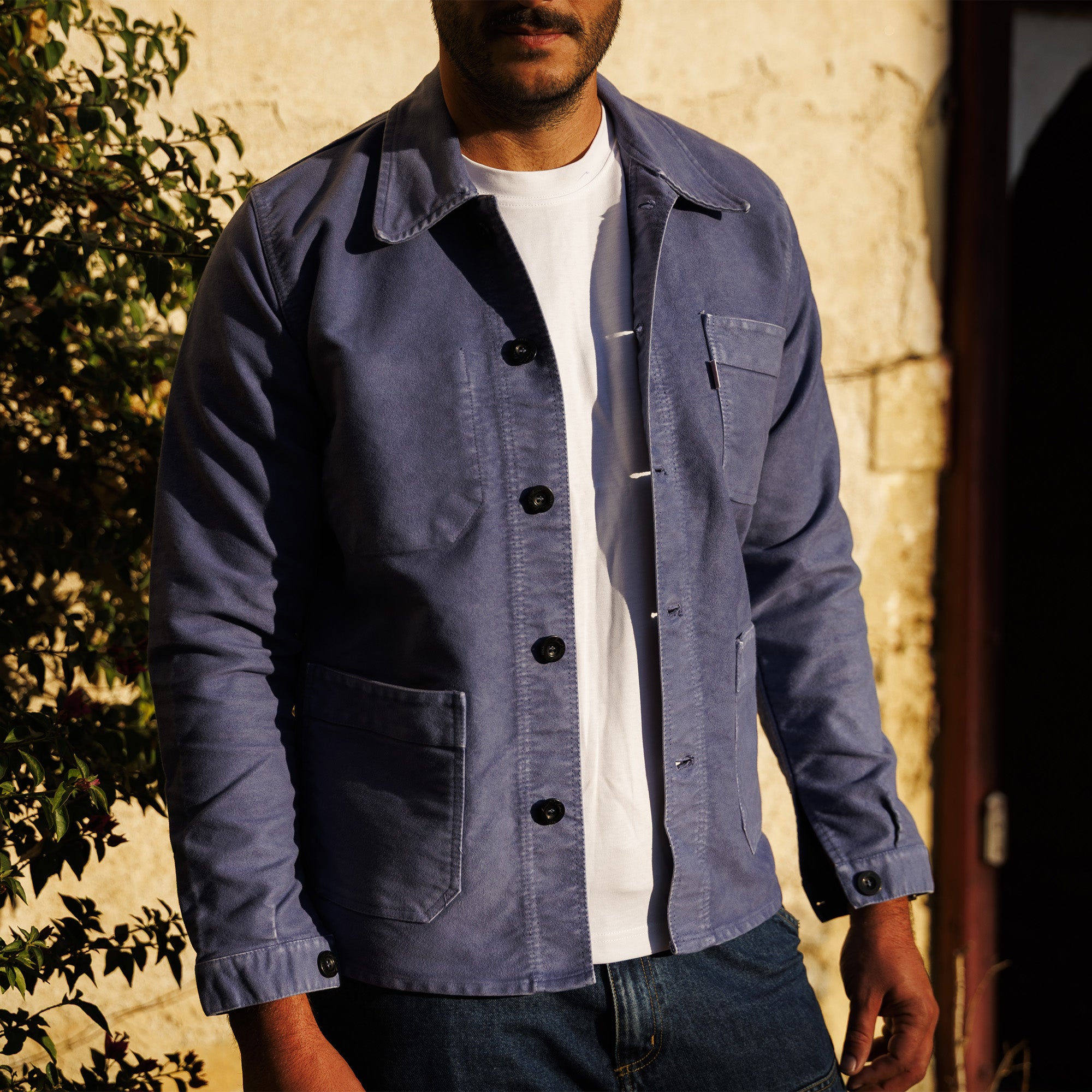 VESTE BOURGERON MOLESKINE Bleu Marseille Unisexe