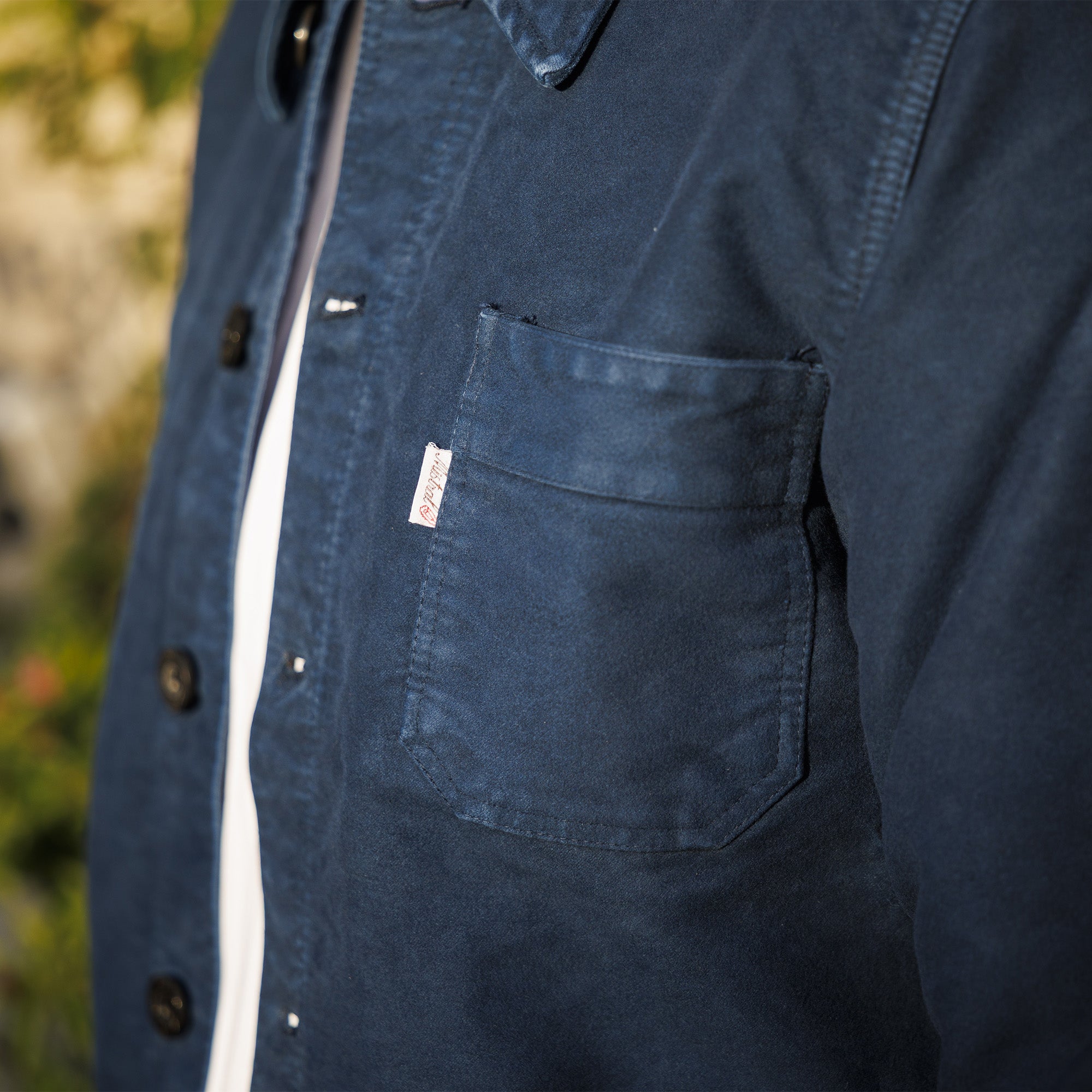 VESTE BOURGERON MOLESKINE Bleu nuit Unisexe