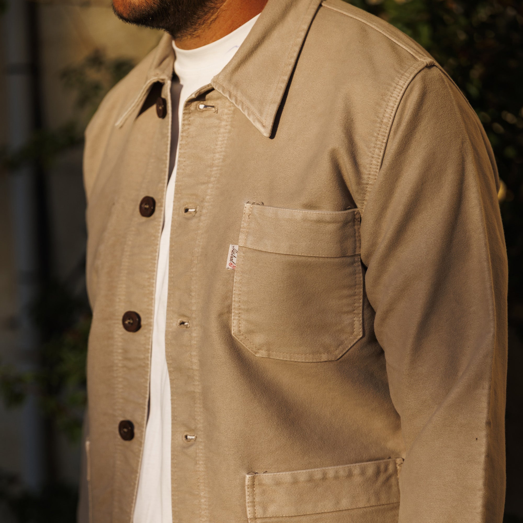 VESTE BOURGERON MOLESKINE Argile Unisexe