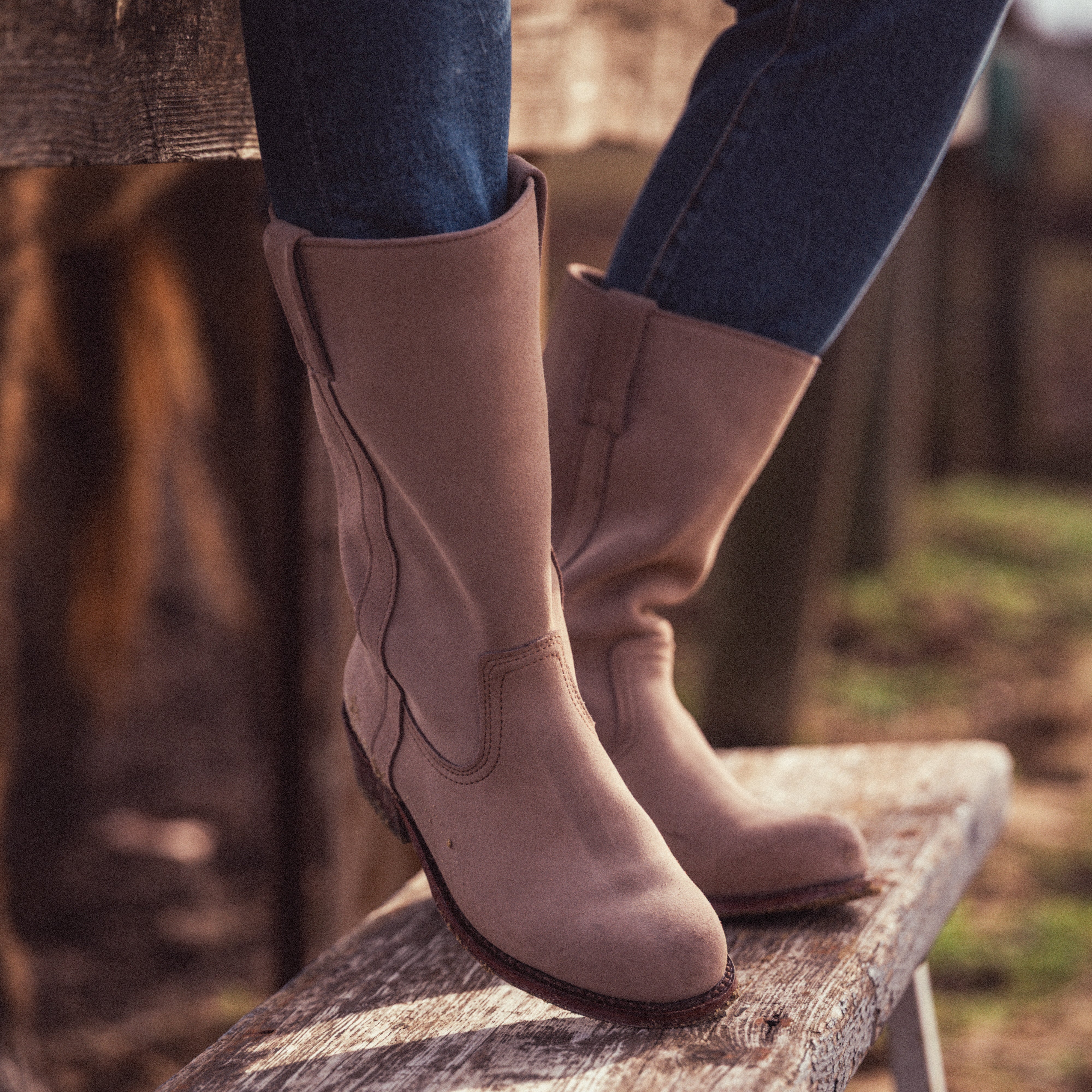 Bottes Gardian Indiennes Femme - Taupe