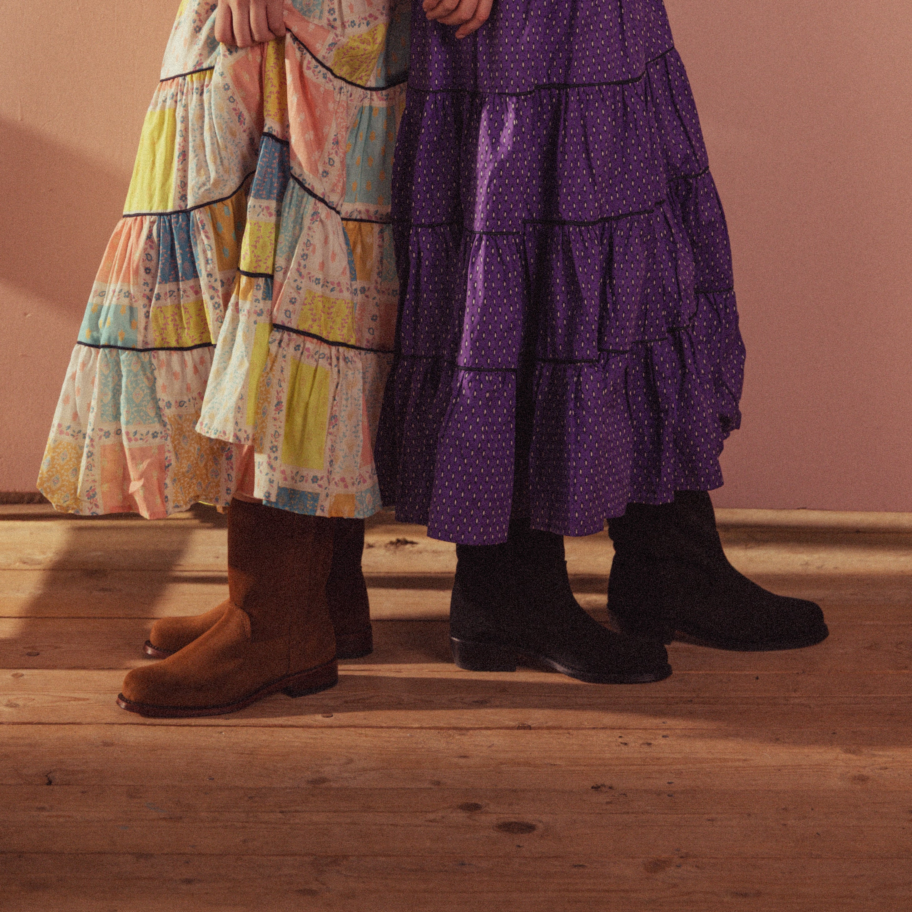 Demi Bottes Gardian Indiennes Femme - Tostado