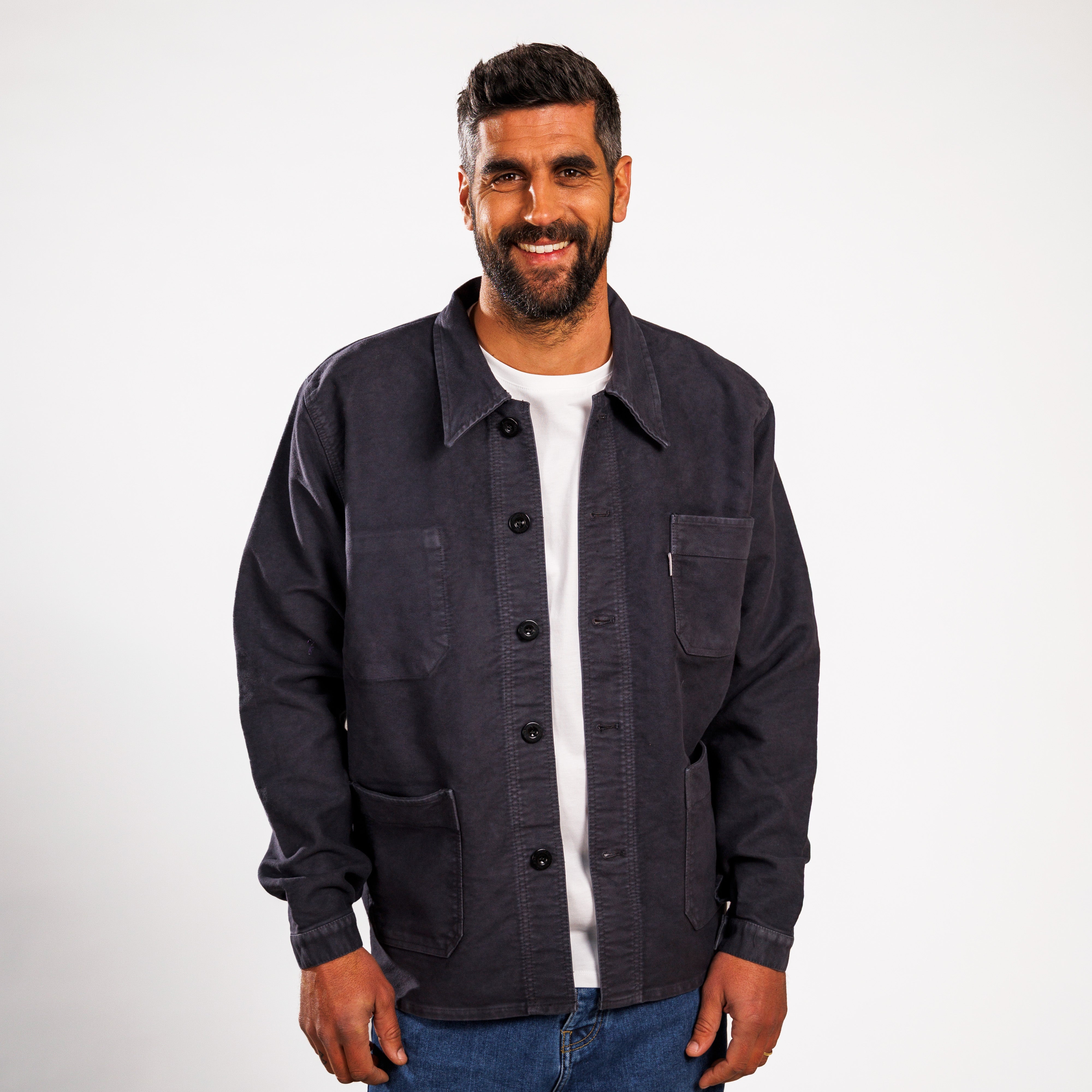 VESTE BOURGERON MOLESKINE Ardoise Unisexe