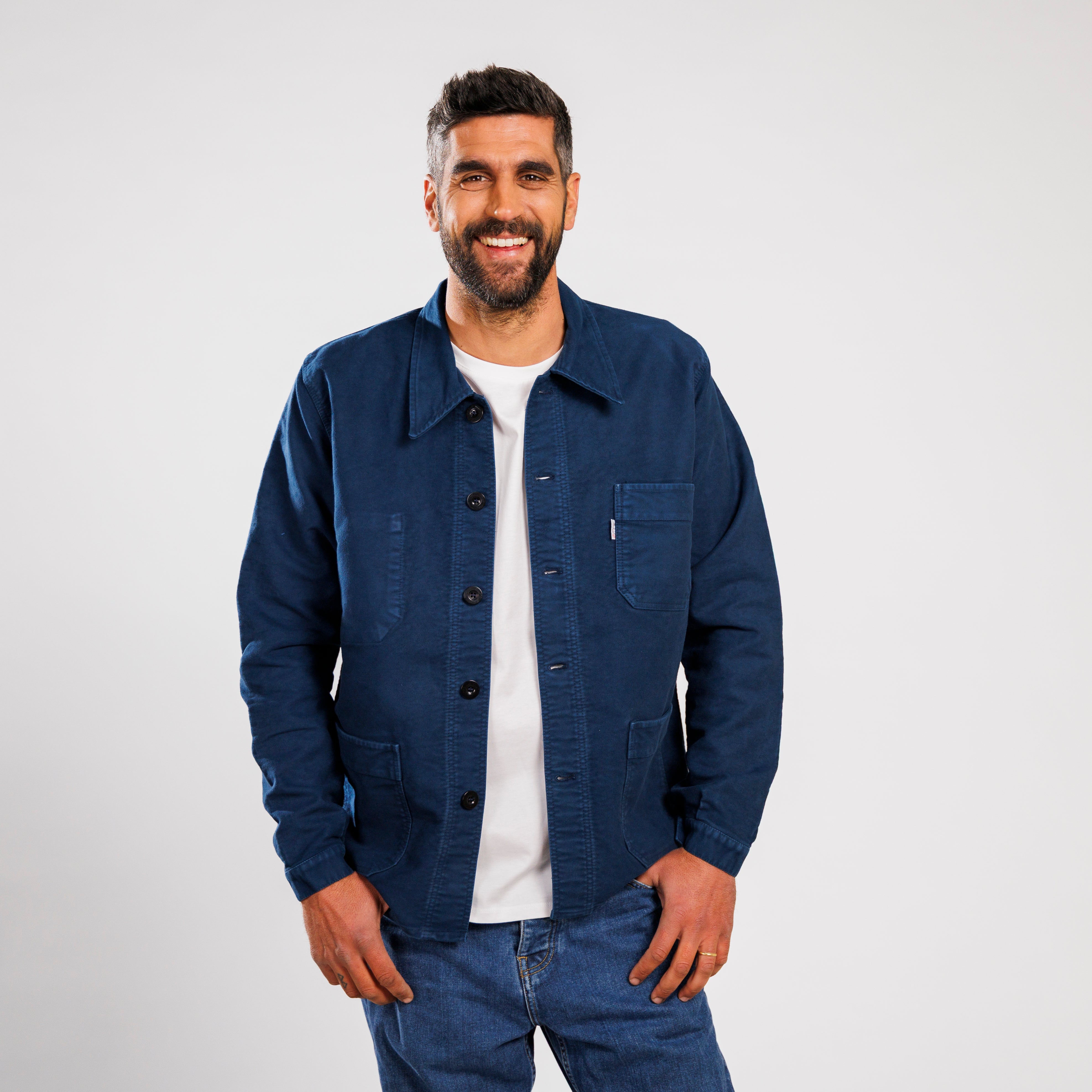 VESTE BOURGERON MOLESKINE Bleu nuit Unisexe