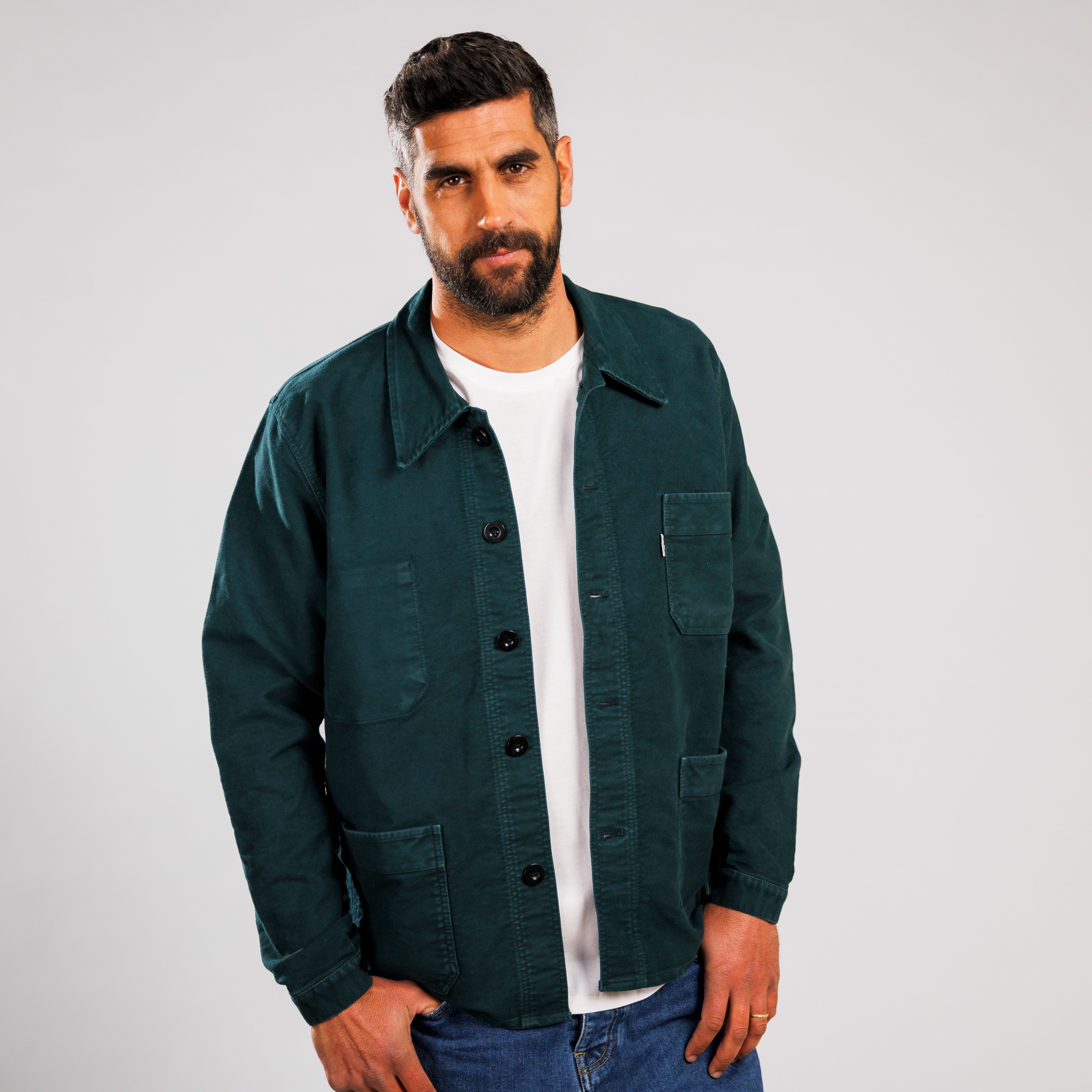 VESTE BOURGERON MOLESKINE Vert Empire Unisexe