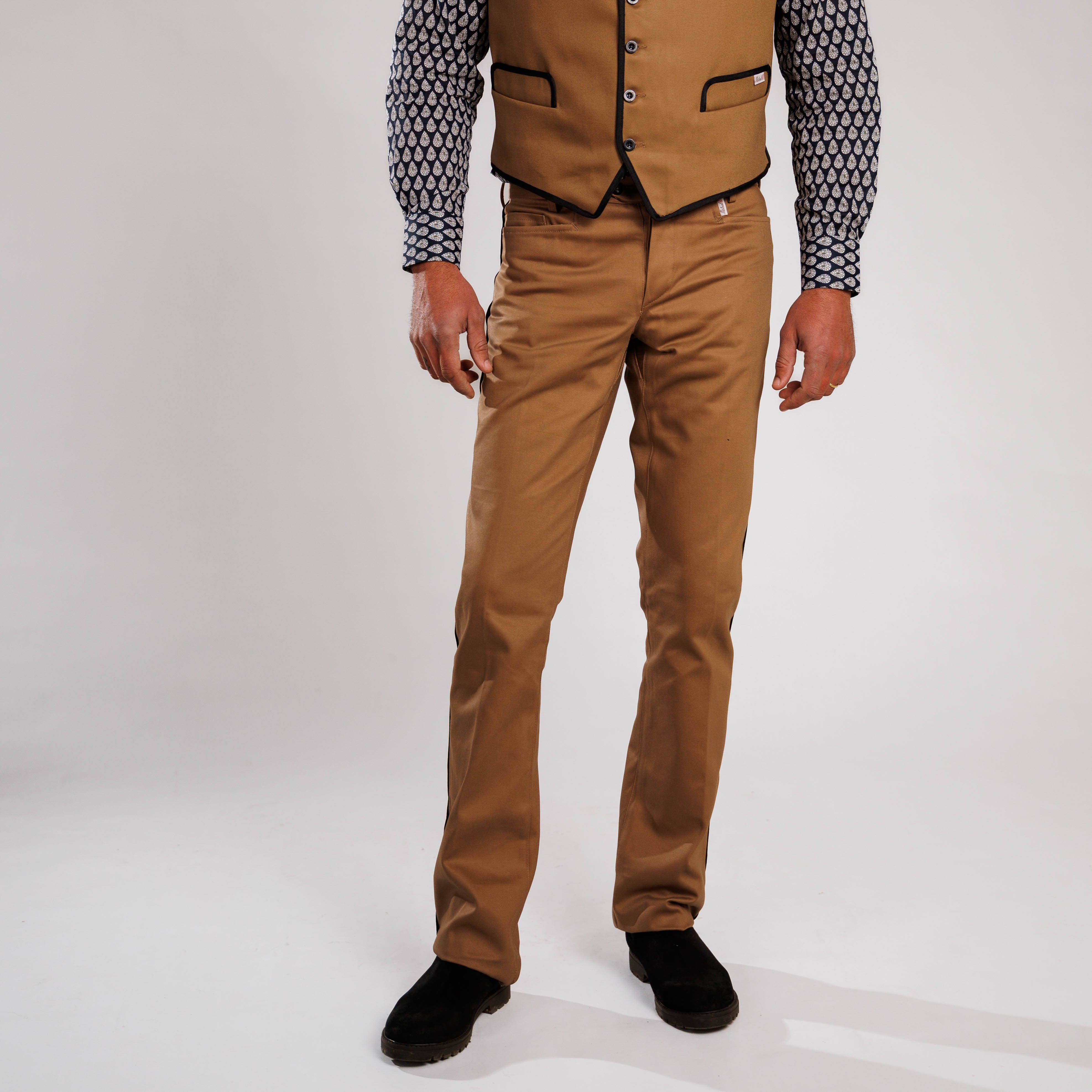 Pantalon de Gardian Noisette Extensible Homme