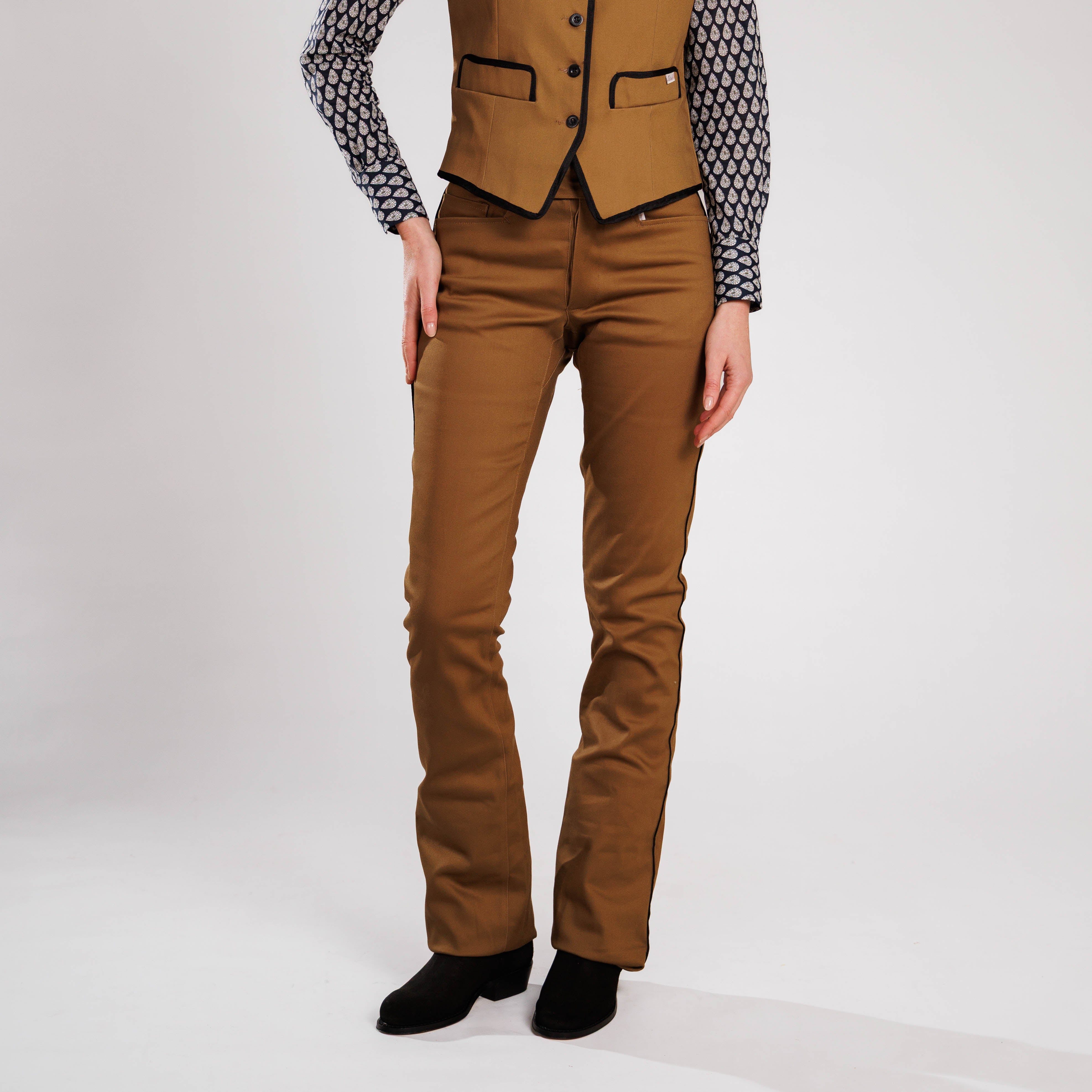 Pantalon de Gardian Noisette Extensible Femme