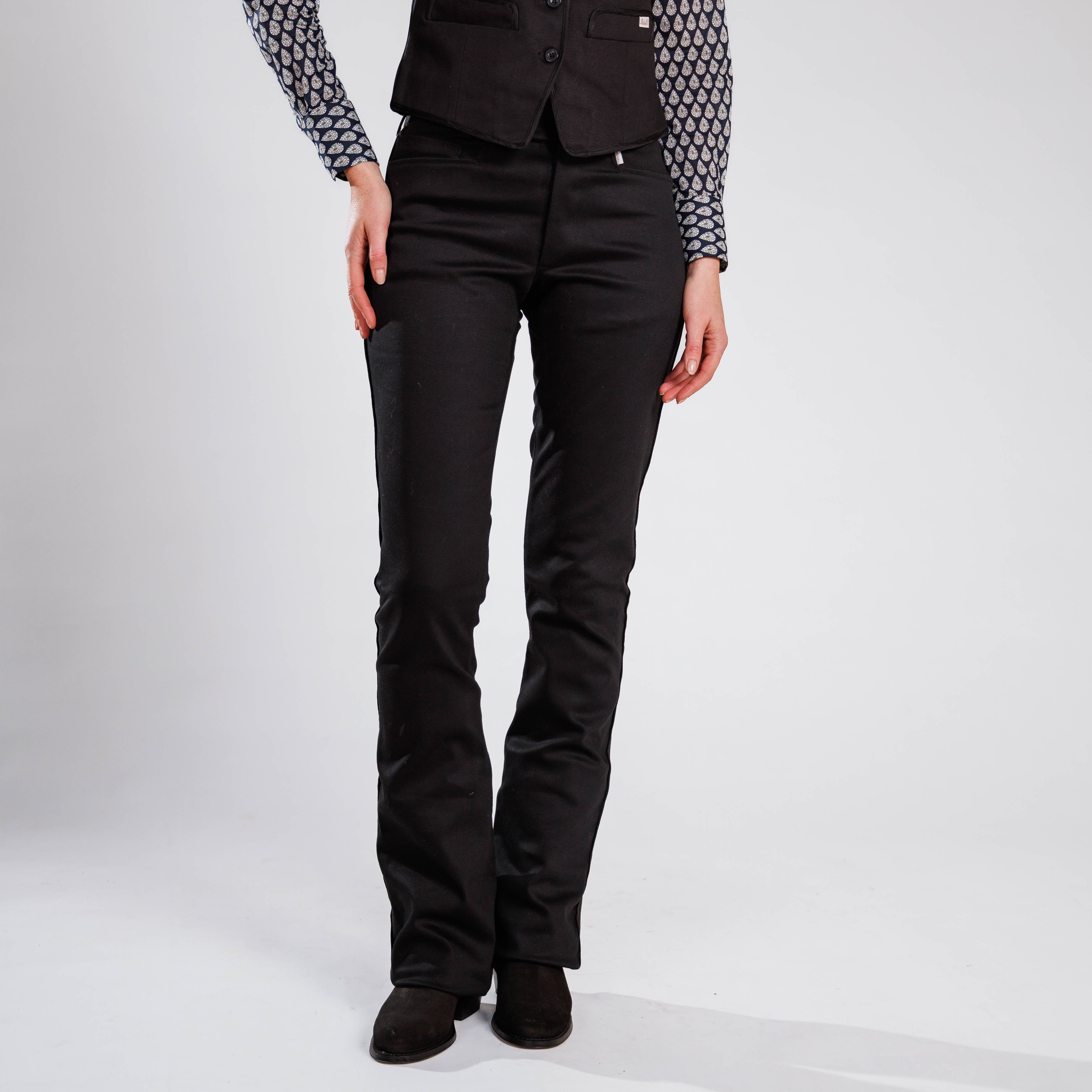 Pantalon de Gardian Extensible Noir Femme