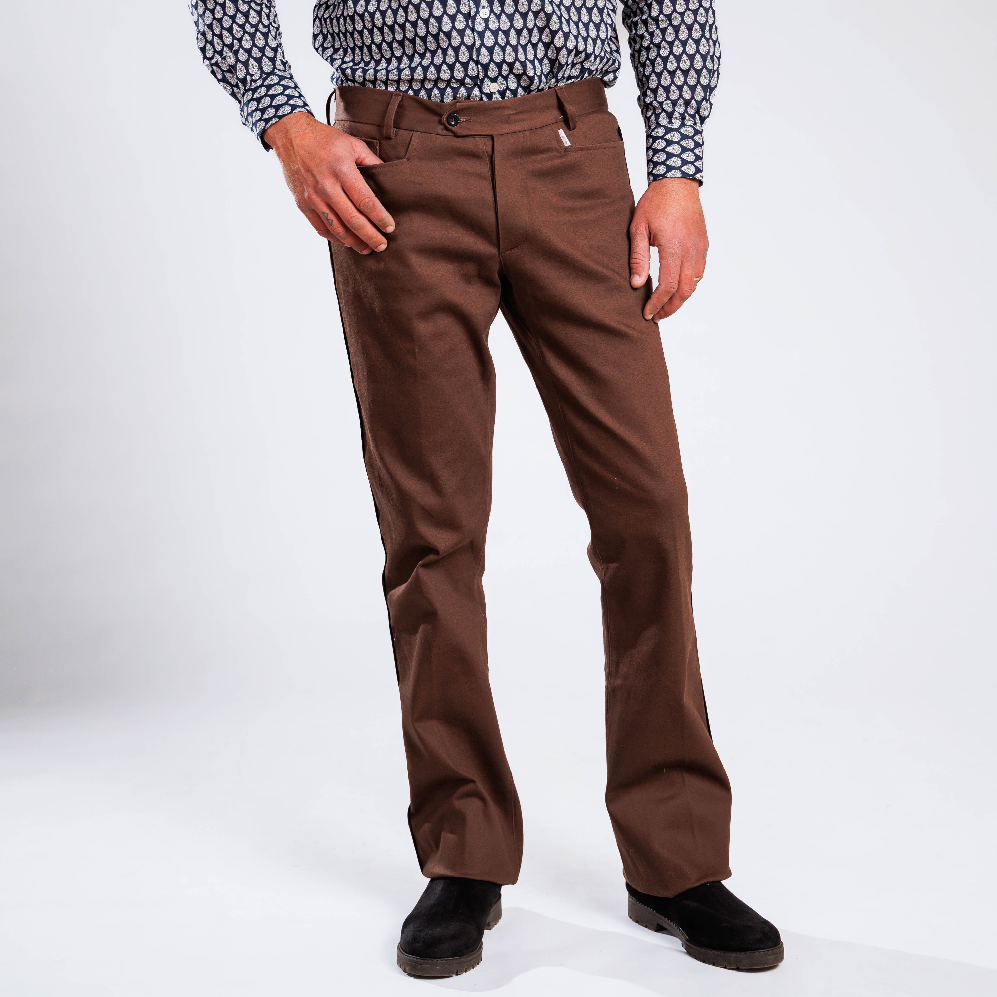 Pantalon de Gardian Extensible Chocolat Homme