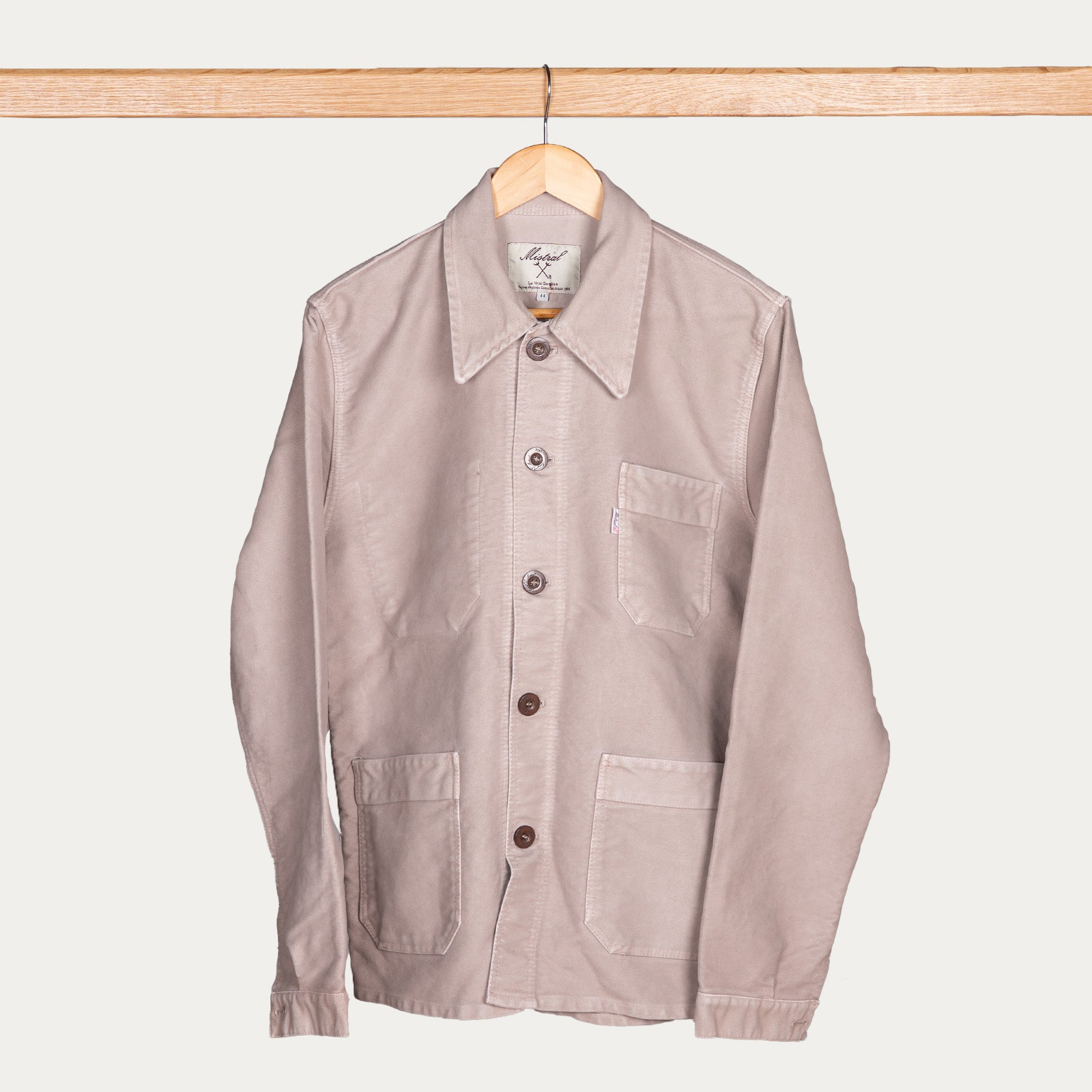 VESTE BOURGERON MOLESKINE Argile Unisexe