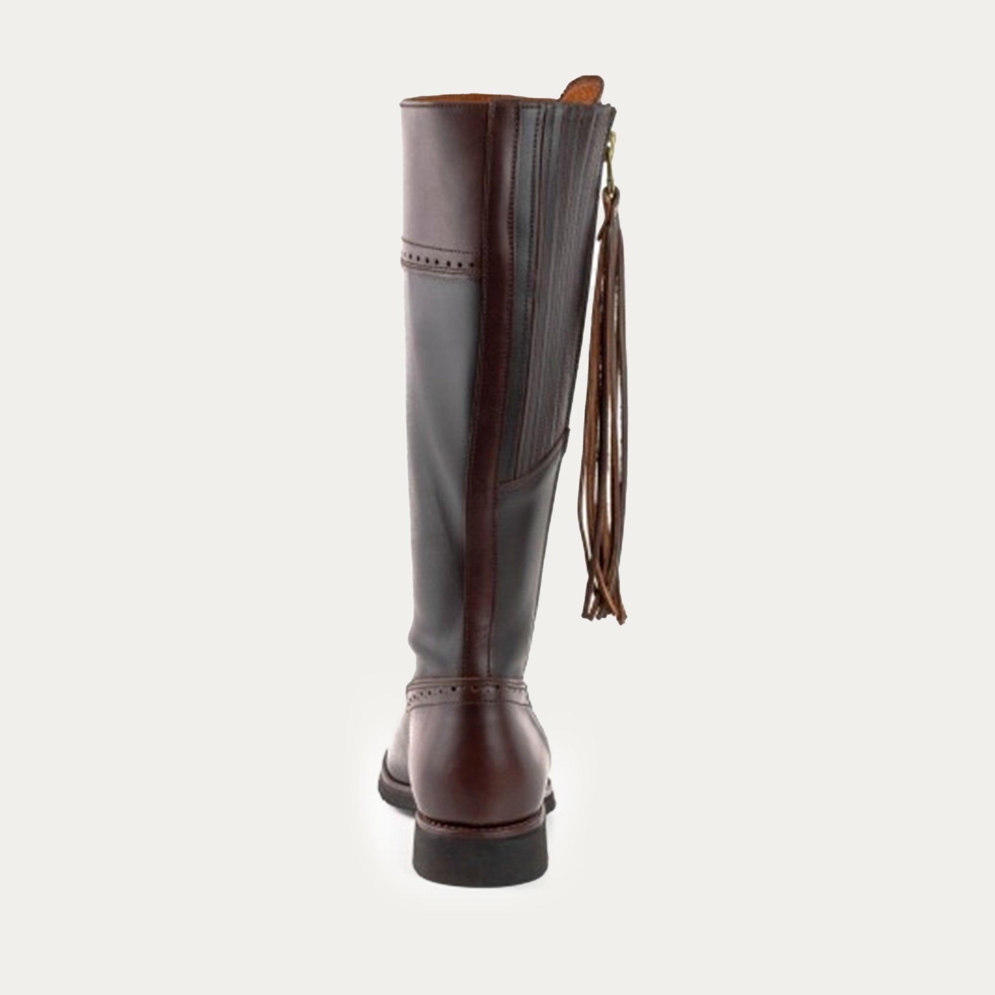 Bottes Espagnoles hautes marron à élastique