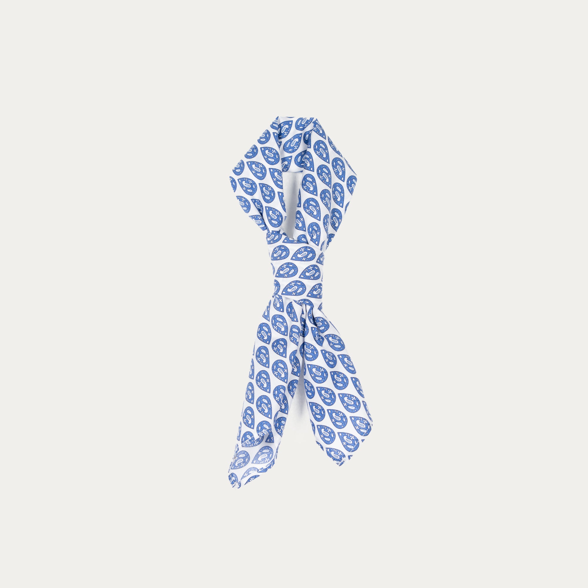 ARLATEN WHITE/BLUE BANDANA