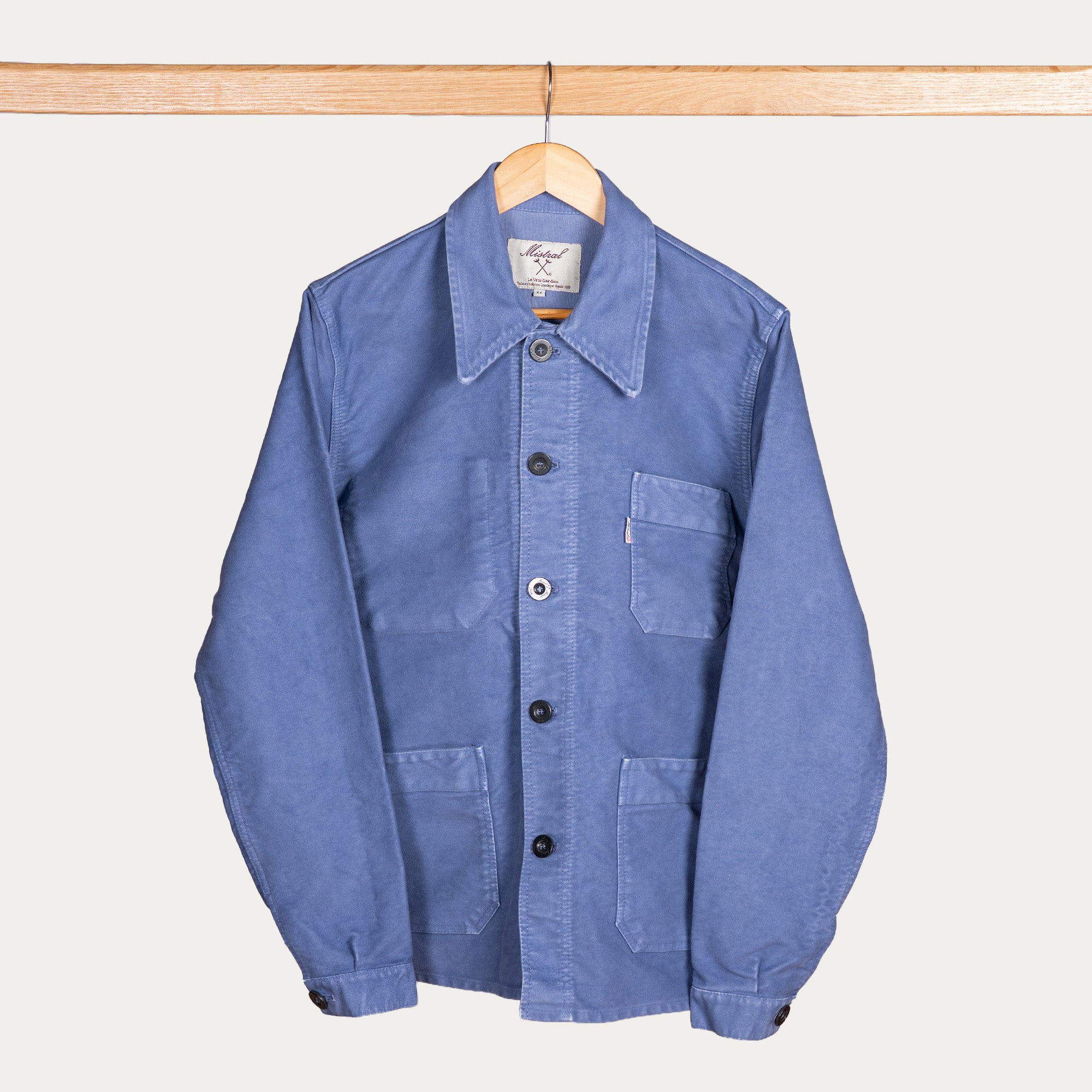 VESTE BOURGERON MOLESKINE Bleu Marseille Unisexe