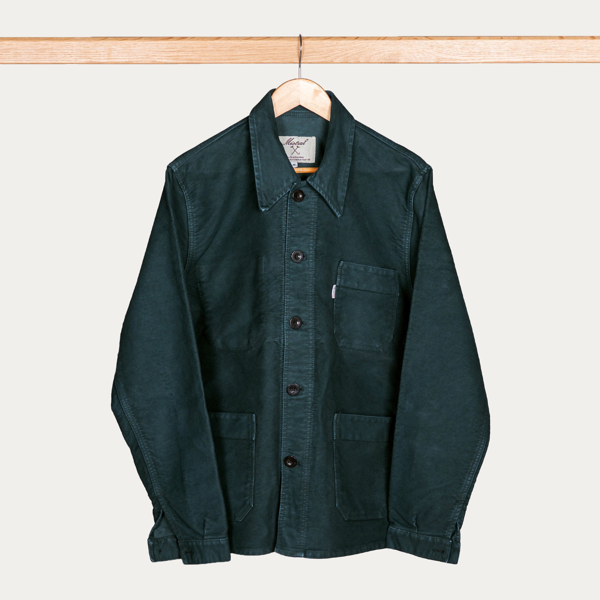 VESTE BOURGERON MOLESKINE Vert Empire Unisexe