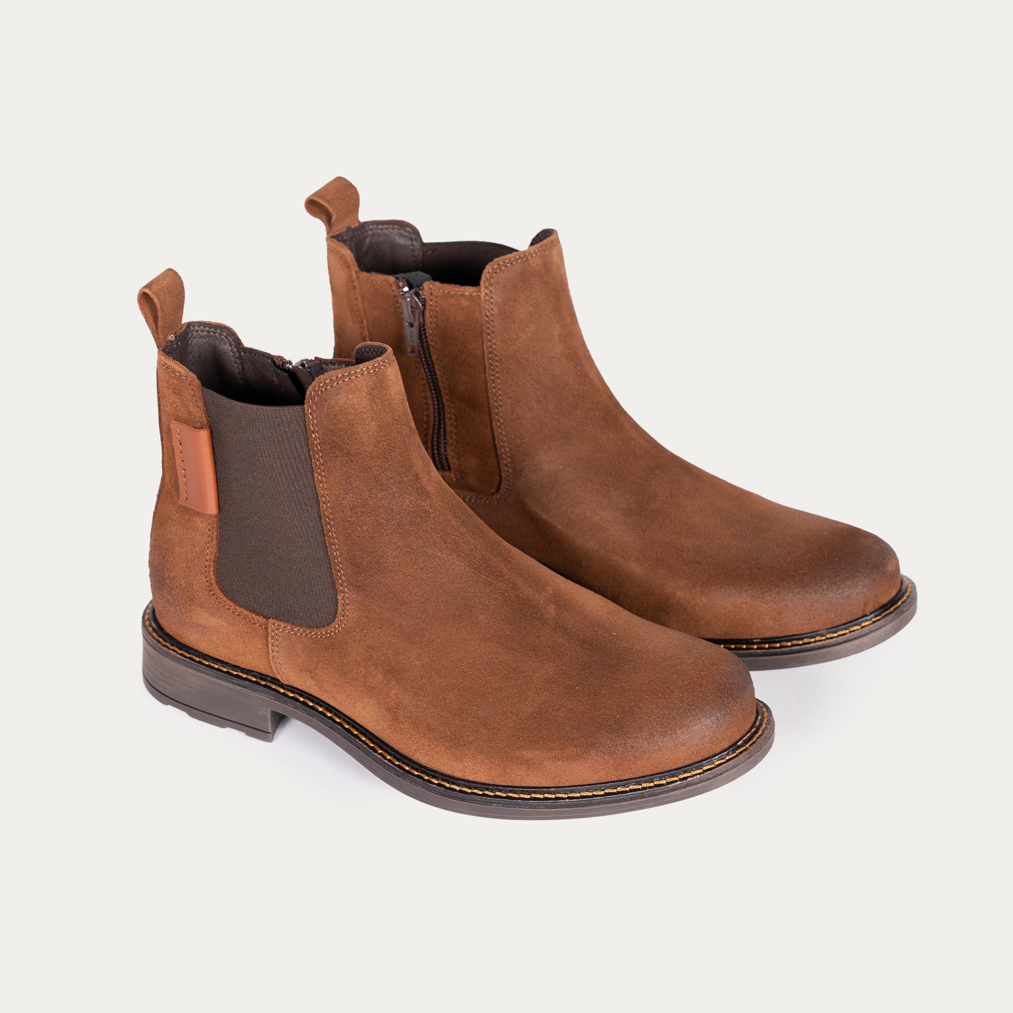 BOOTS FERMETURE Marron