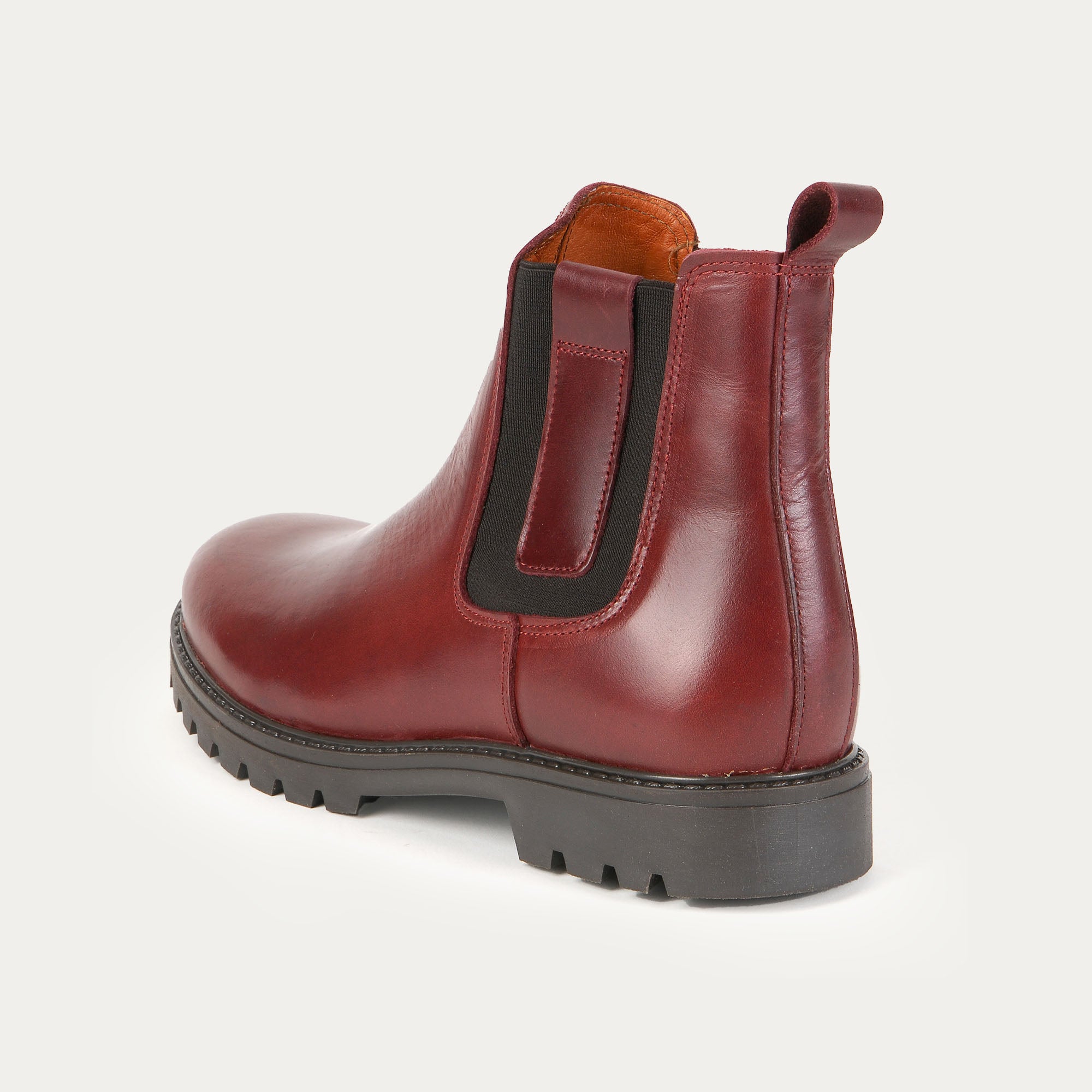 Burgundy leather boots - Aventura