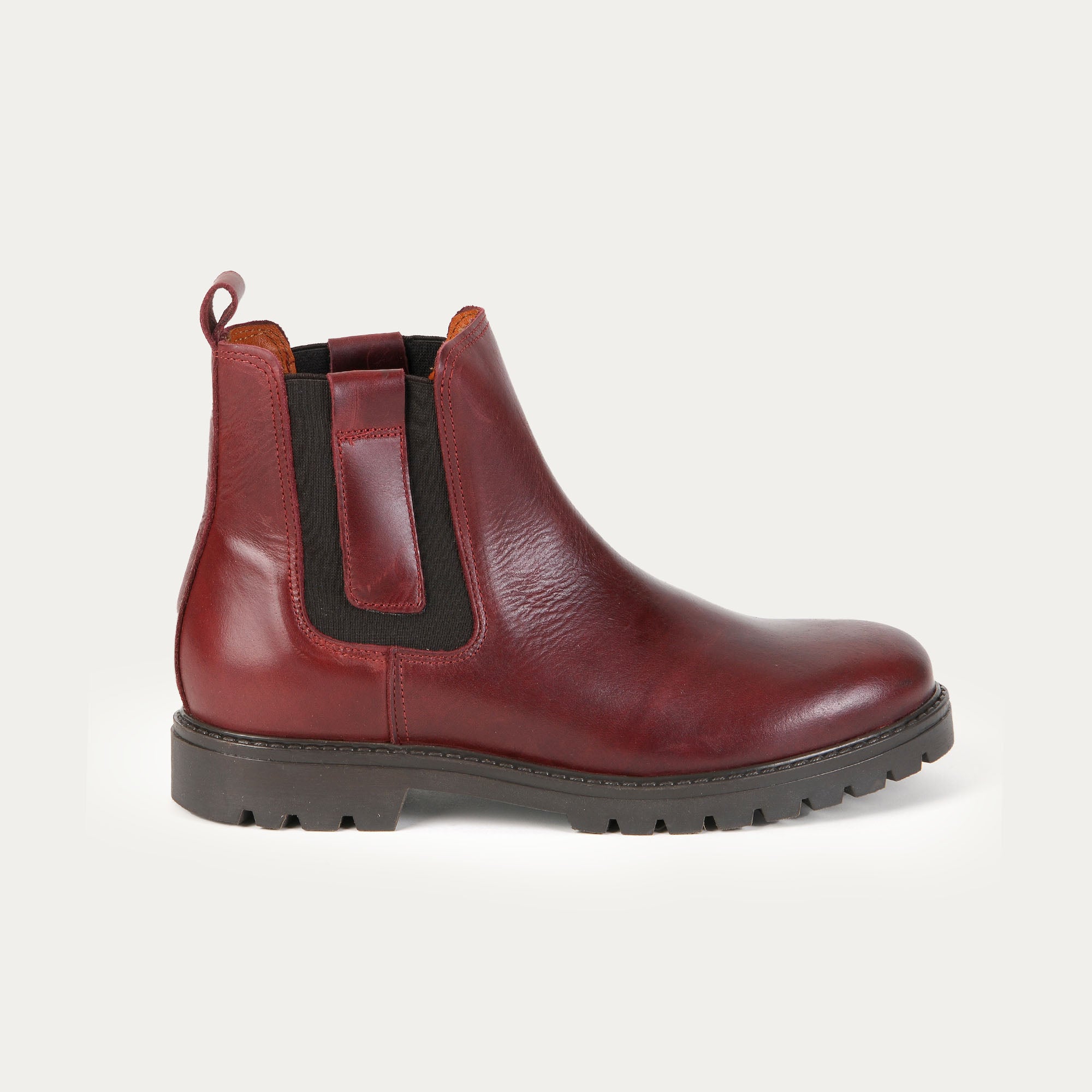 Burgundy leather boots - Aventura