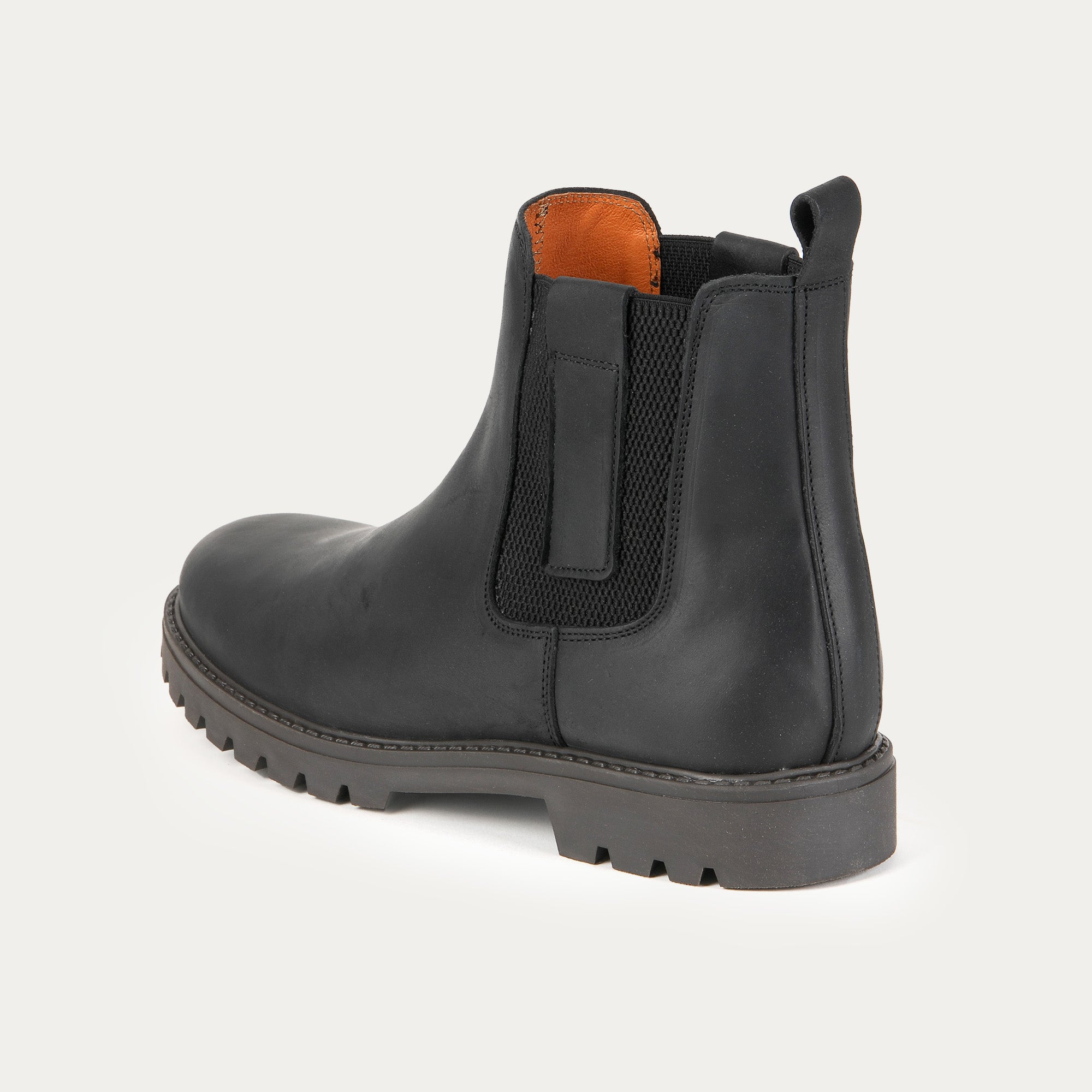 Black leather boots - Aventura