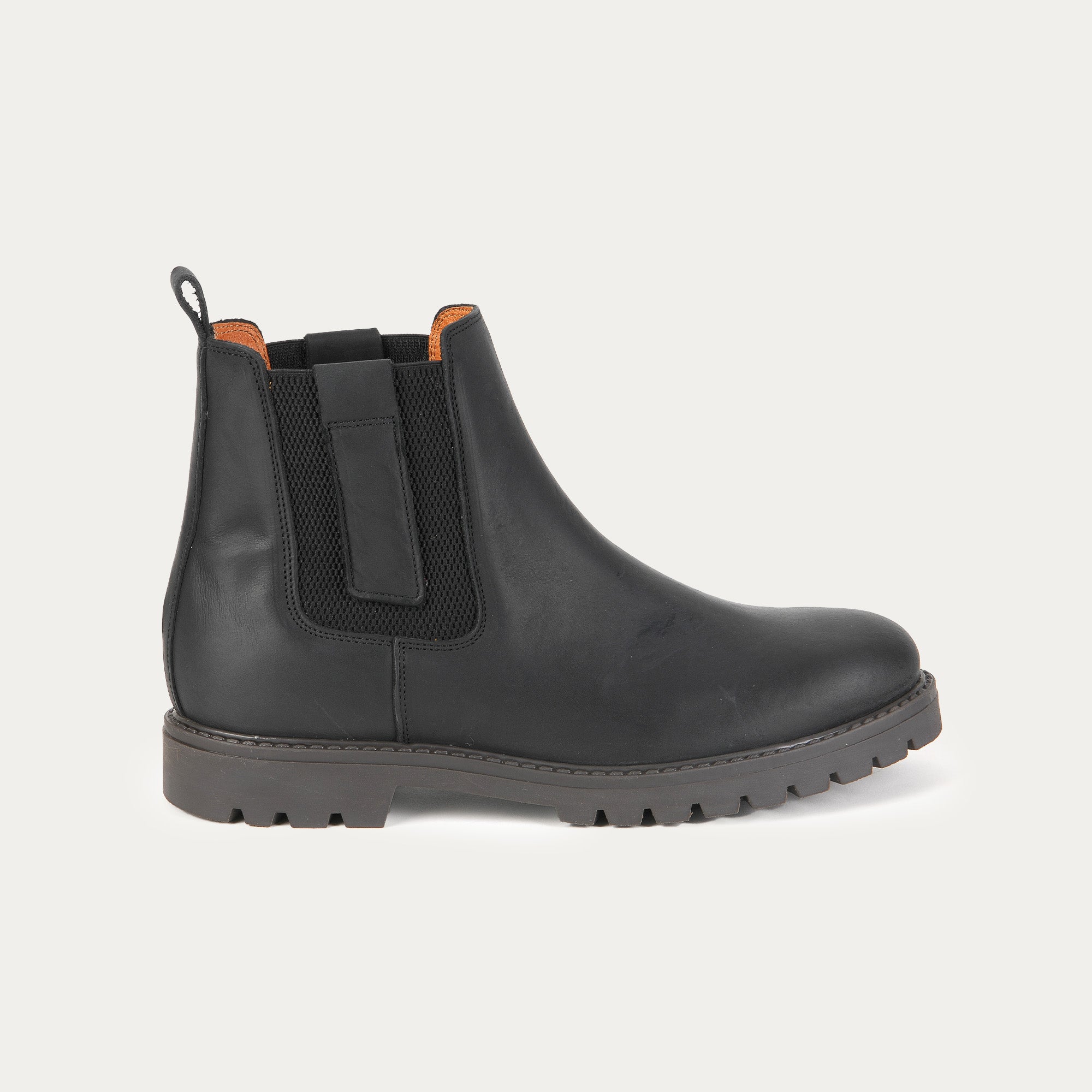 Black leather boots - Aventura