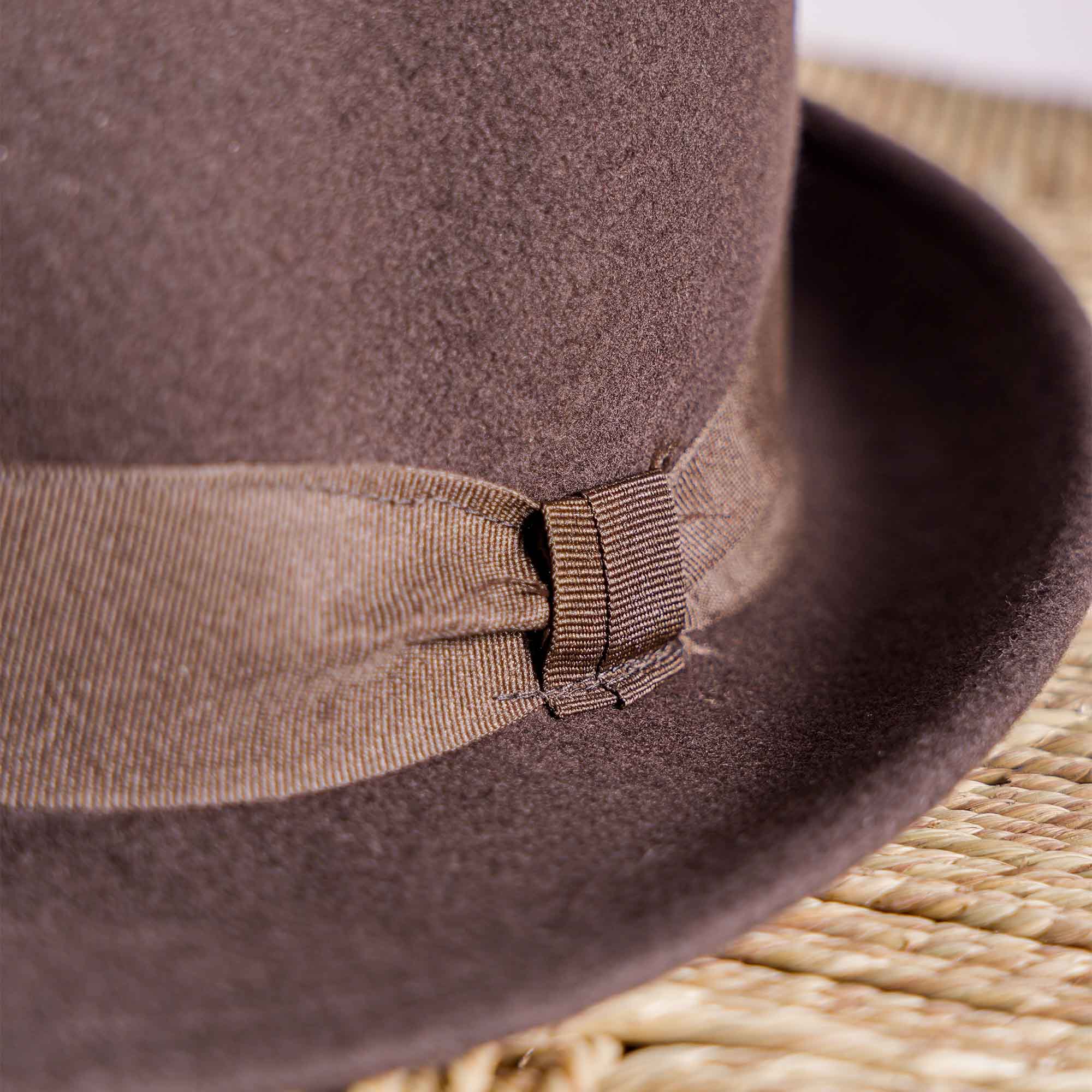 Chapeau gardian LUNEL feutre marron