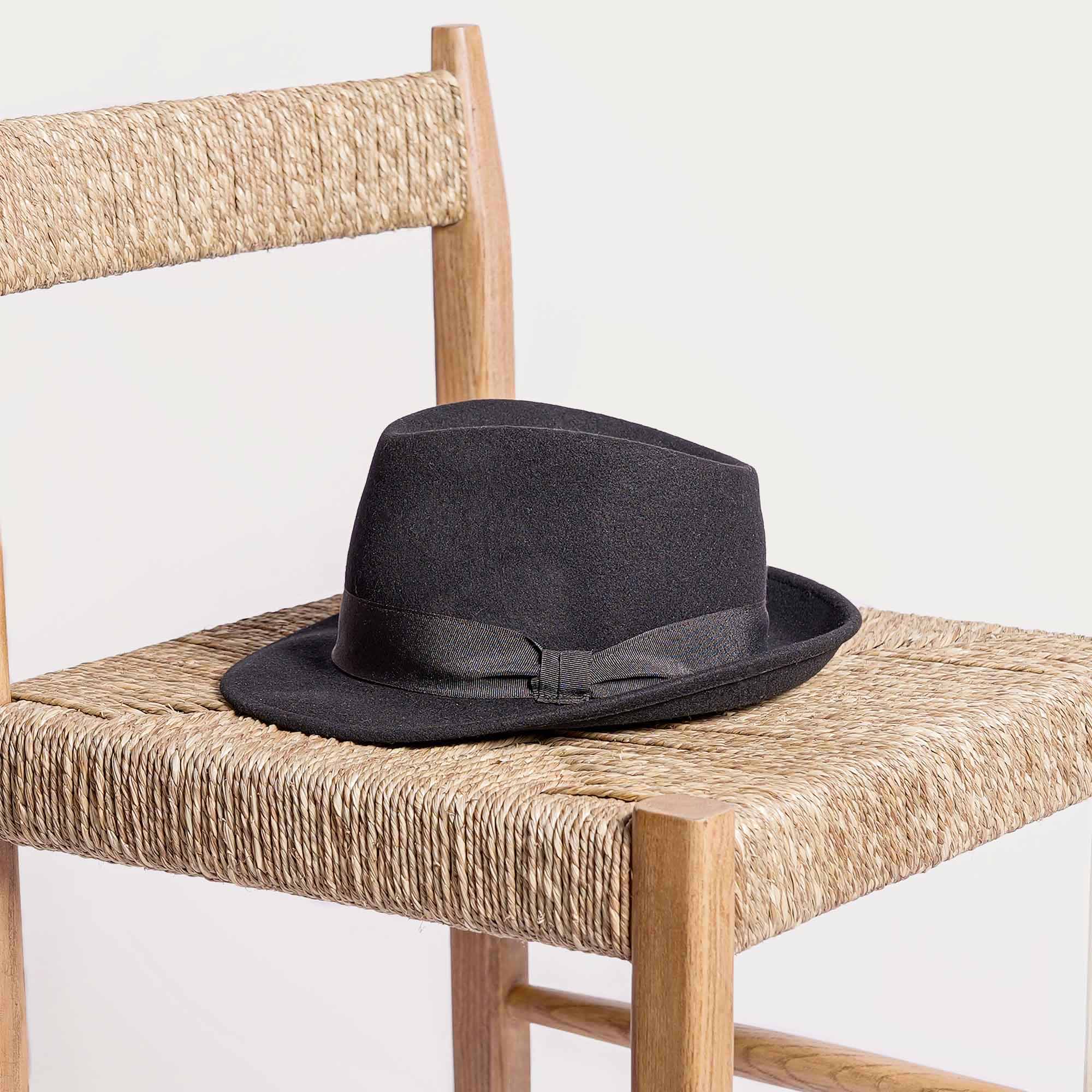 Chapeau gardian LUNEL feutre noir
