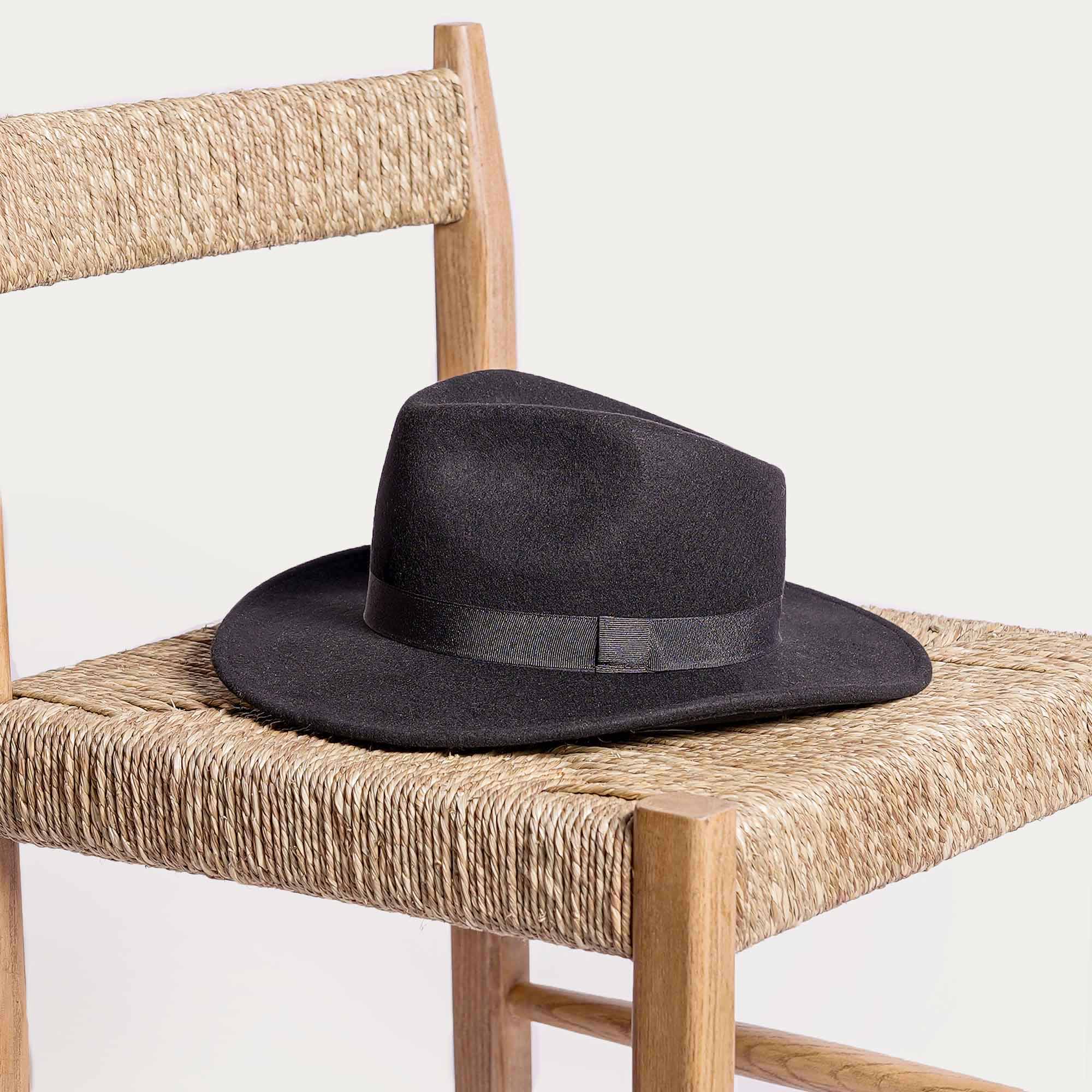 Chapeau gardian VALERGUES feutre noir