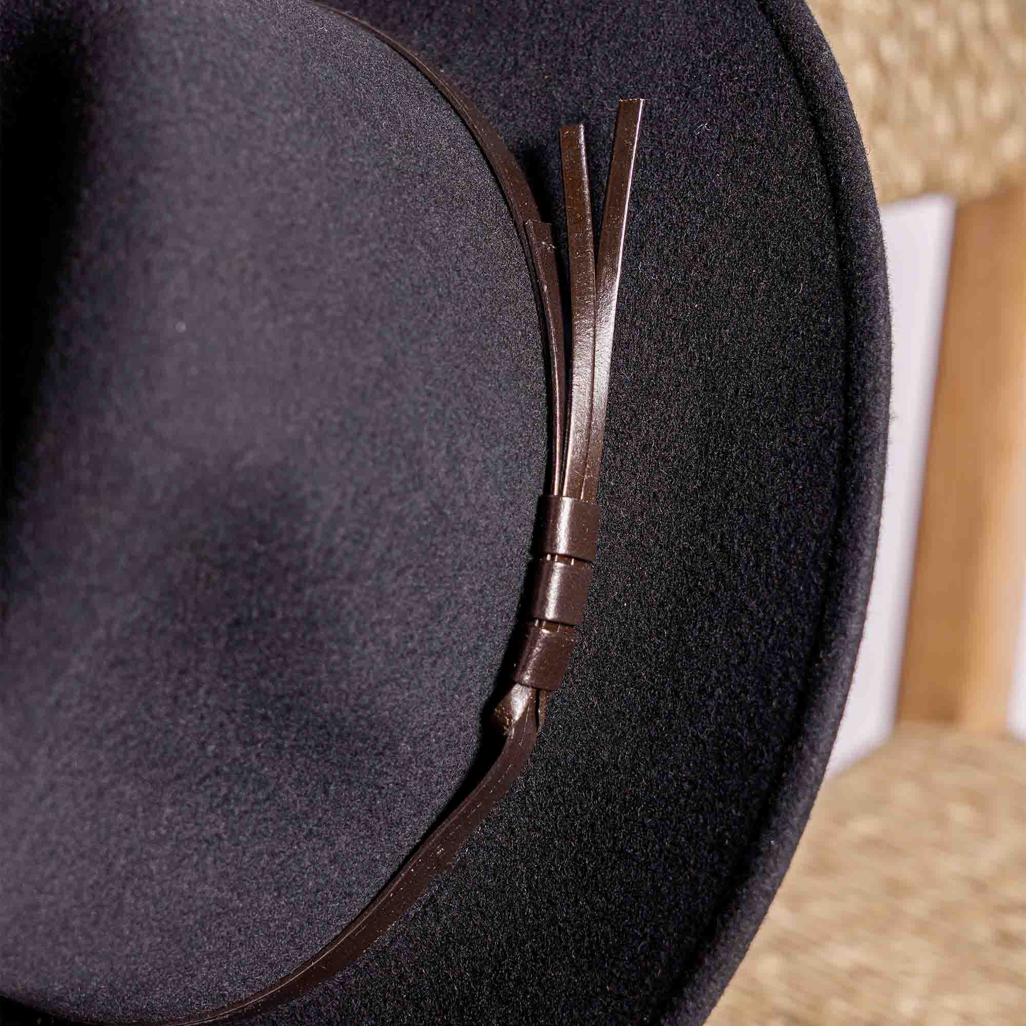 Gardian hat VAUVERT foldable felt black