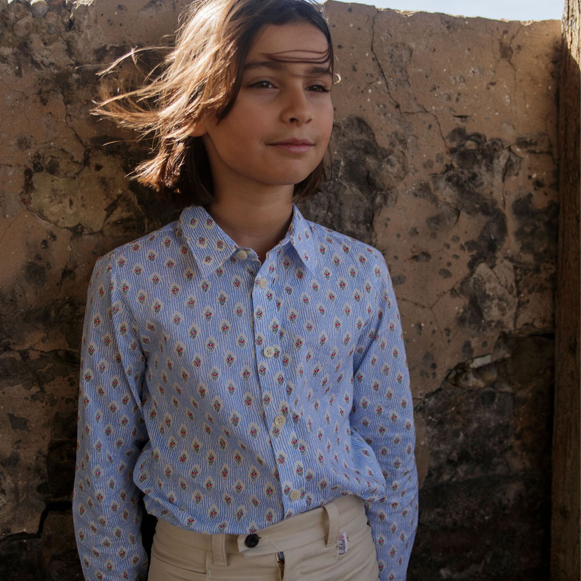 PEQUELET CALISSON SKY STRIPED SHIRT