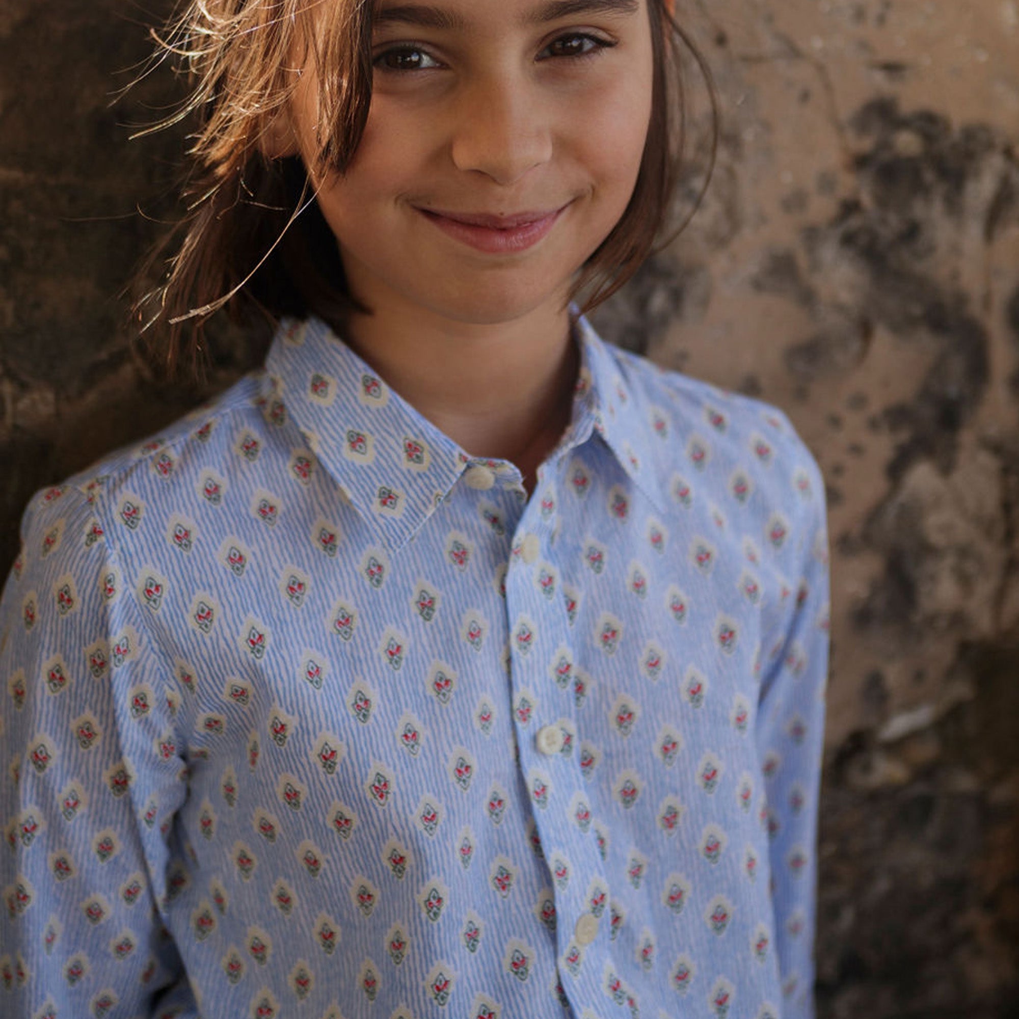 PEQUELET CALISSON SKY STRIPED SHIRT