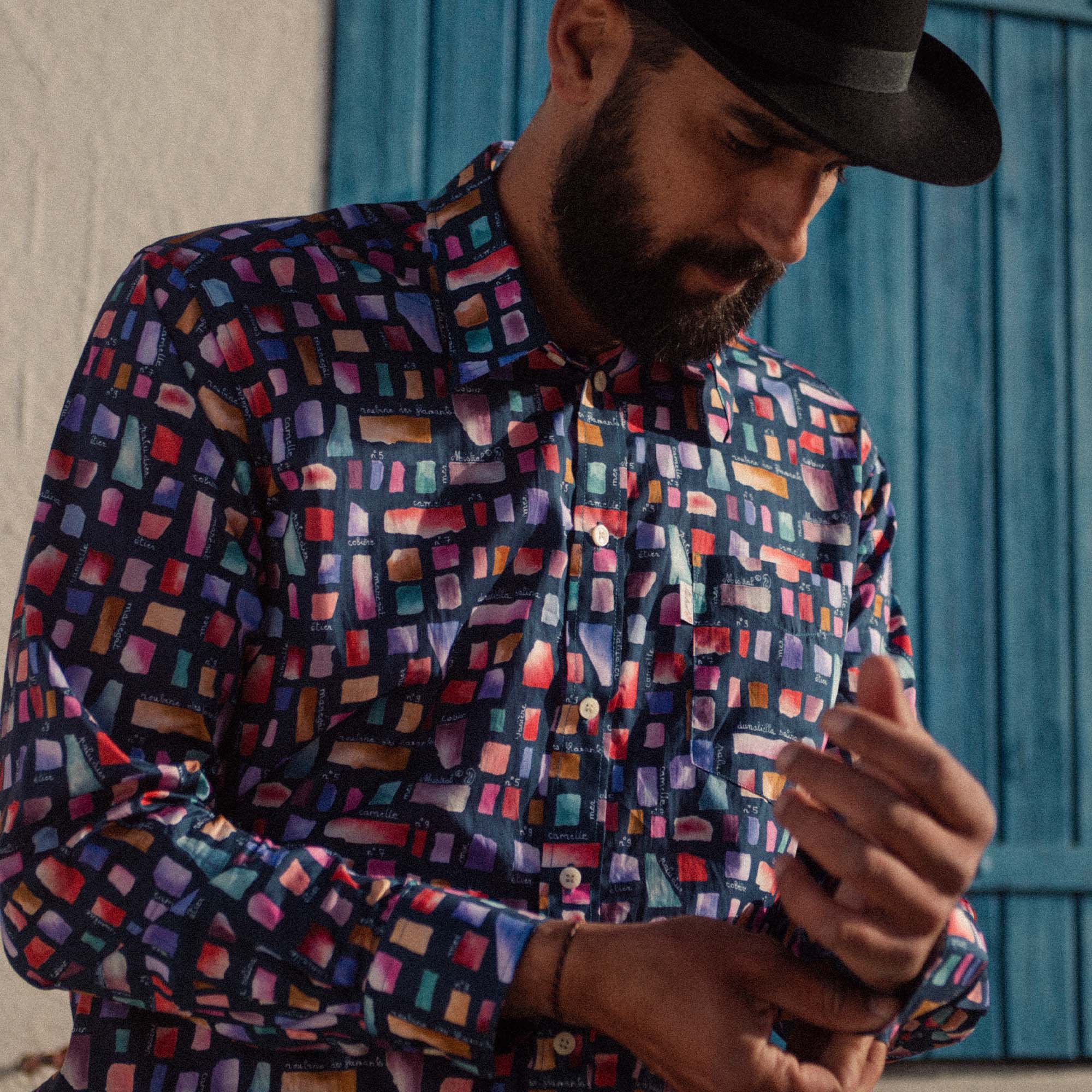 CHEMISE TRADITION SALINA MARINE