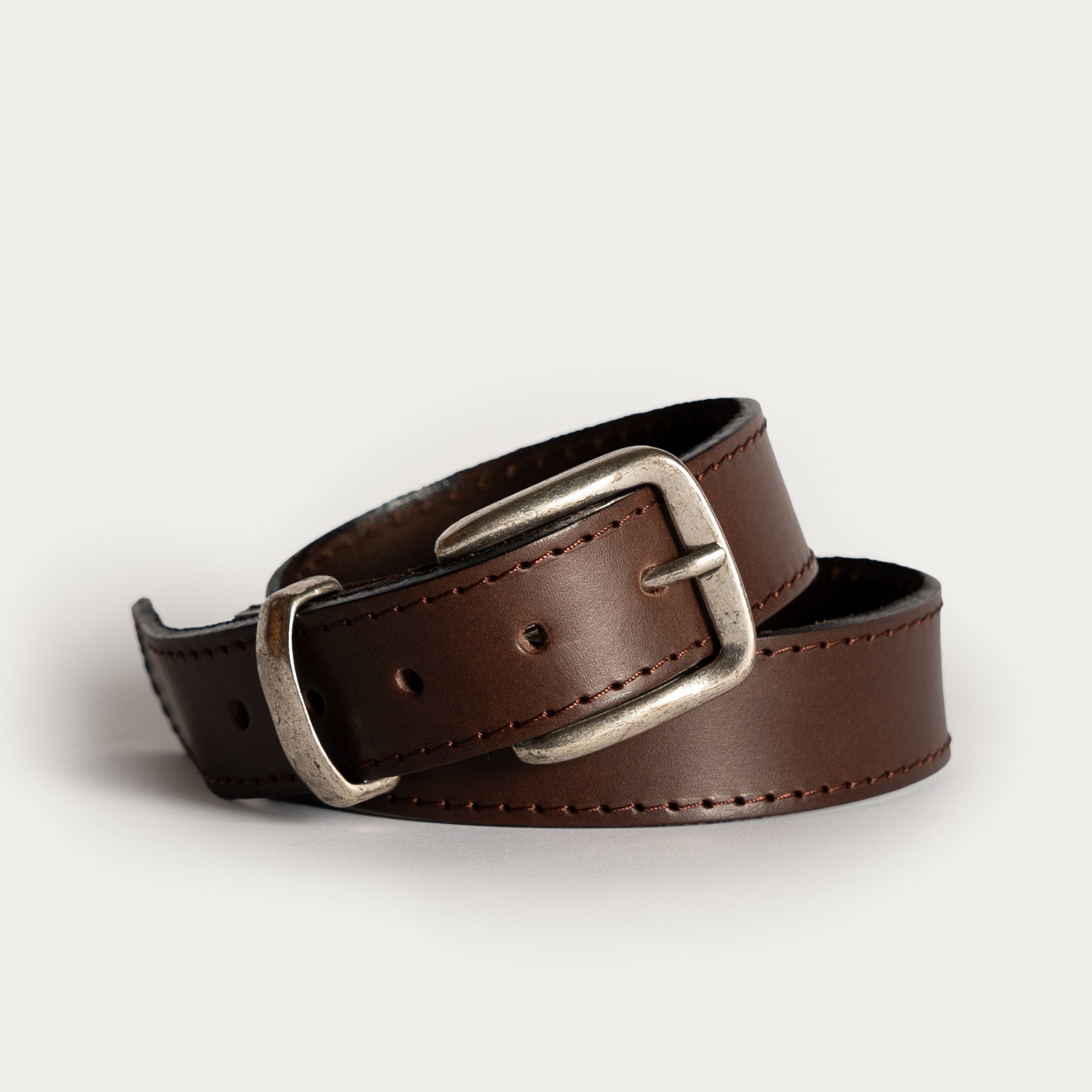 CEINTURE SURPIQUÉE Marron