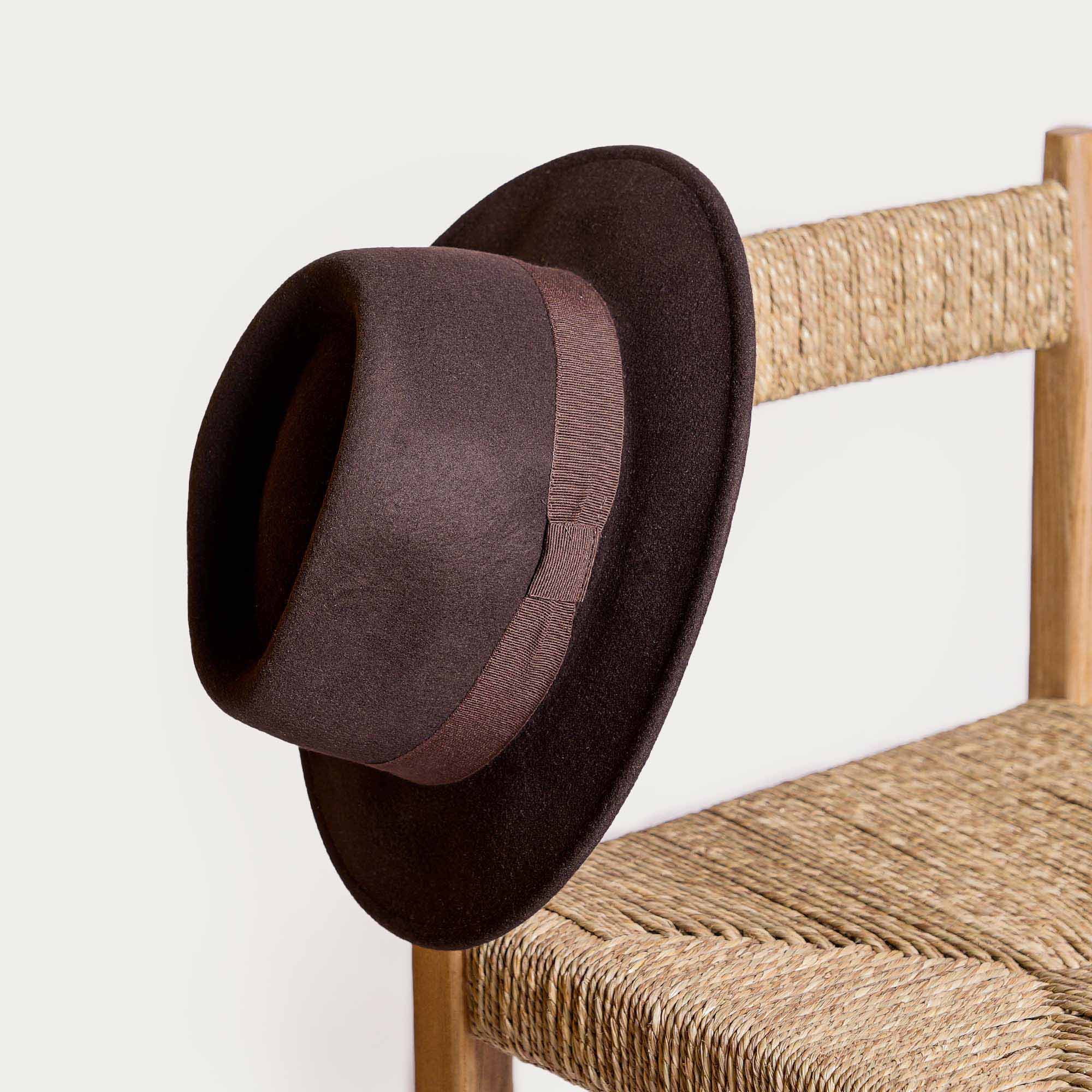 CHAPEAU MOURIES marron