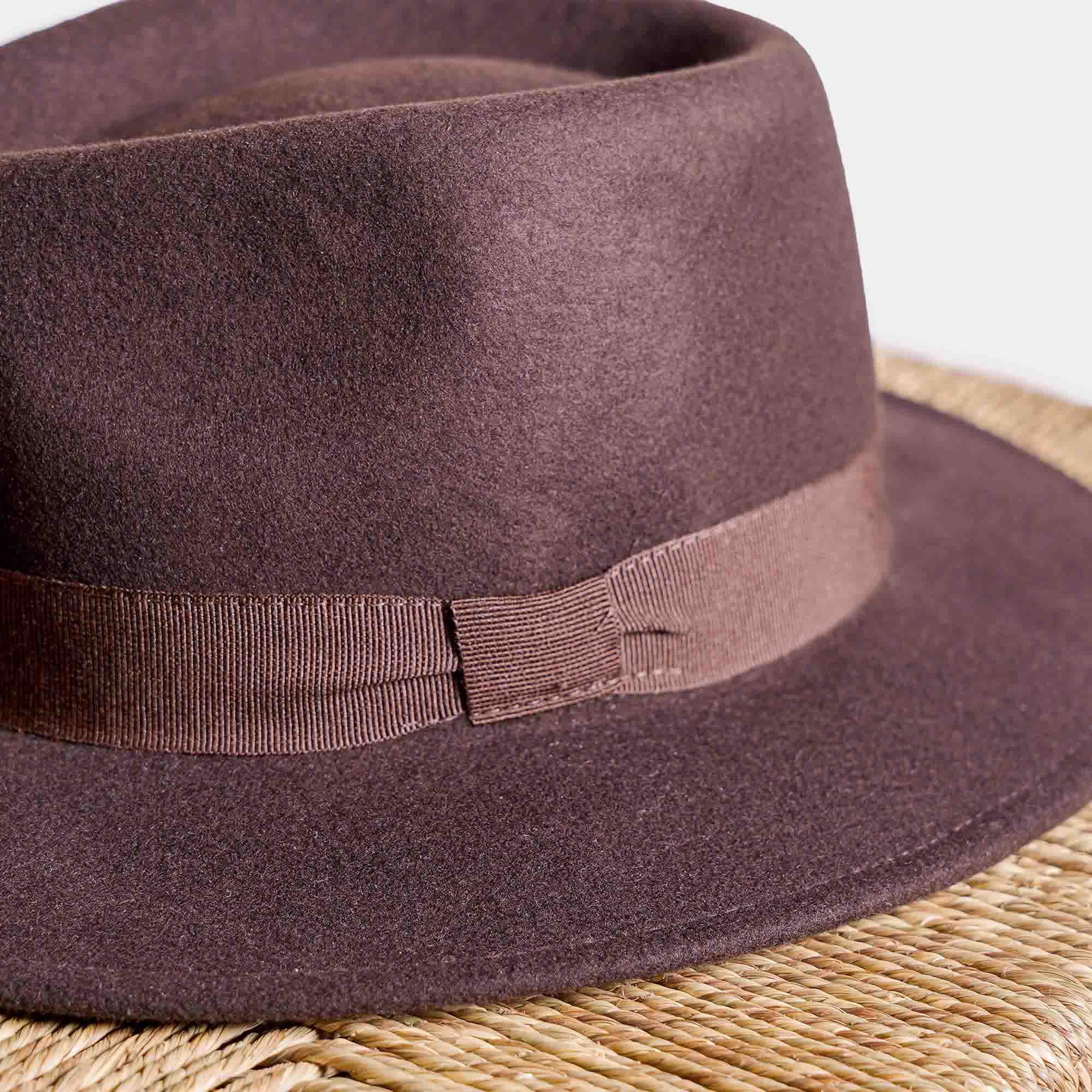 CHAPEAU MOURIES marron