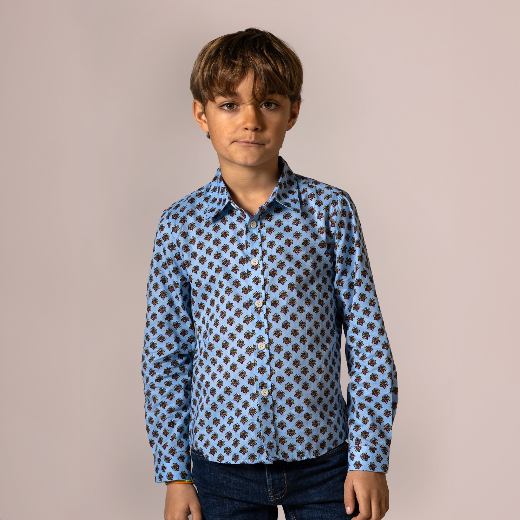 CHEMISE PEQUELET AMOURETTES Ciel