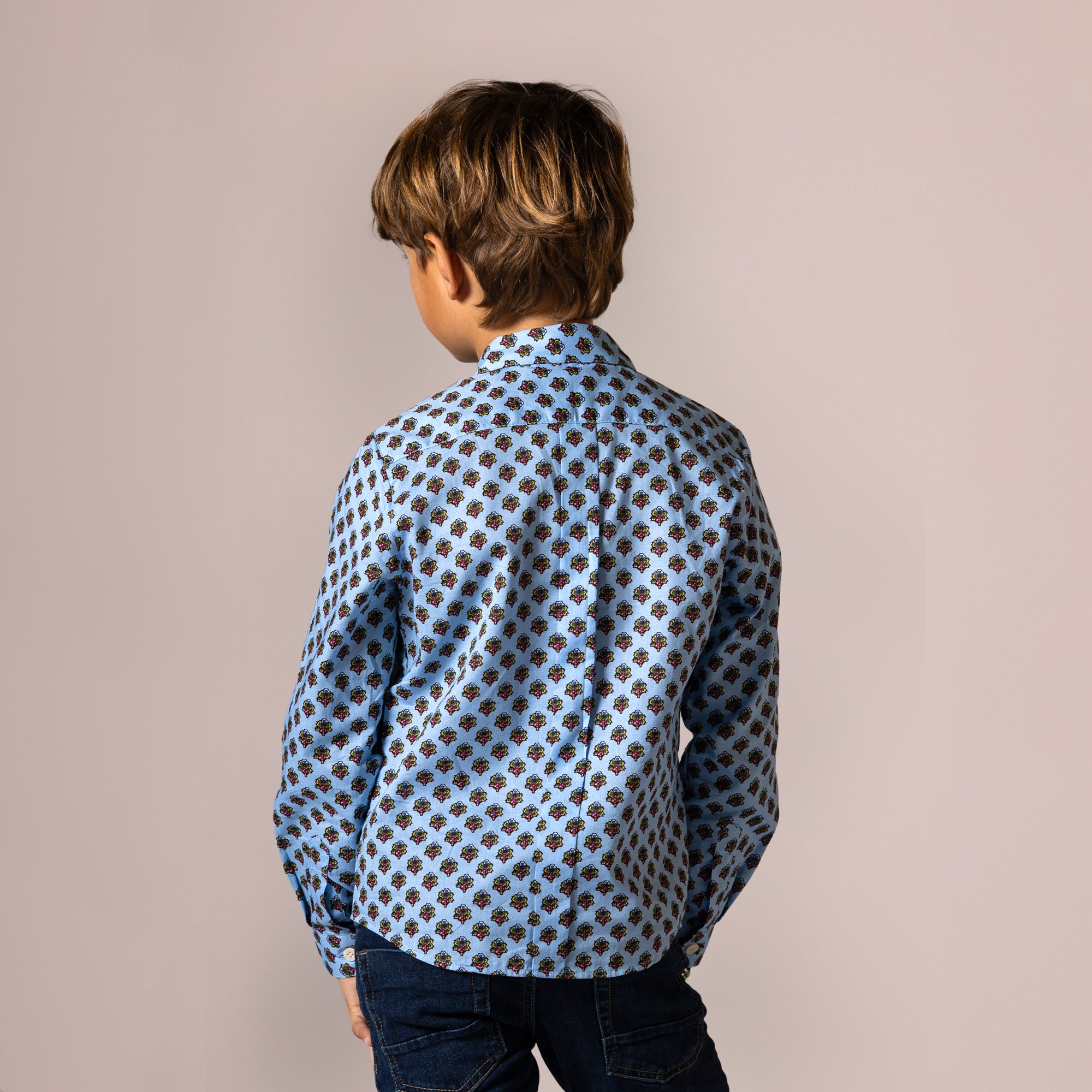 CHEMISE PEQUELET AMOURETTES Ciel