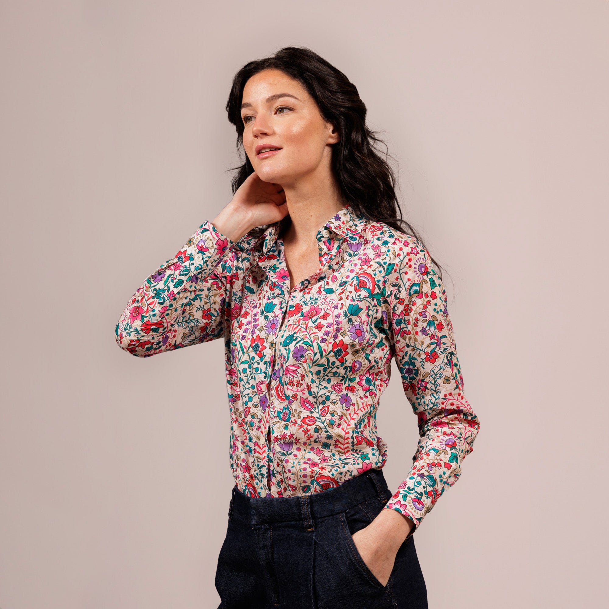 NEON BOUQUET CAMISO BLOUSE