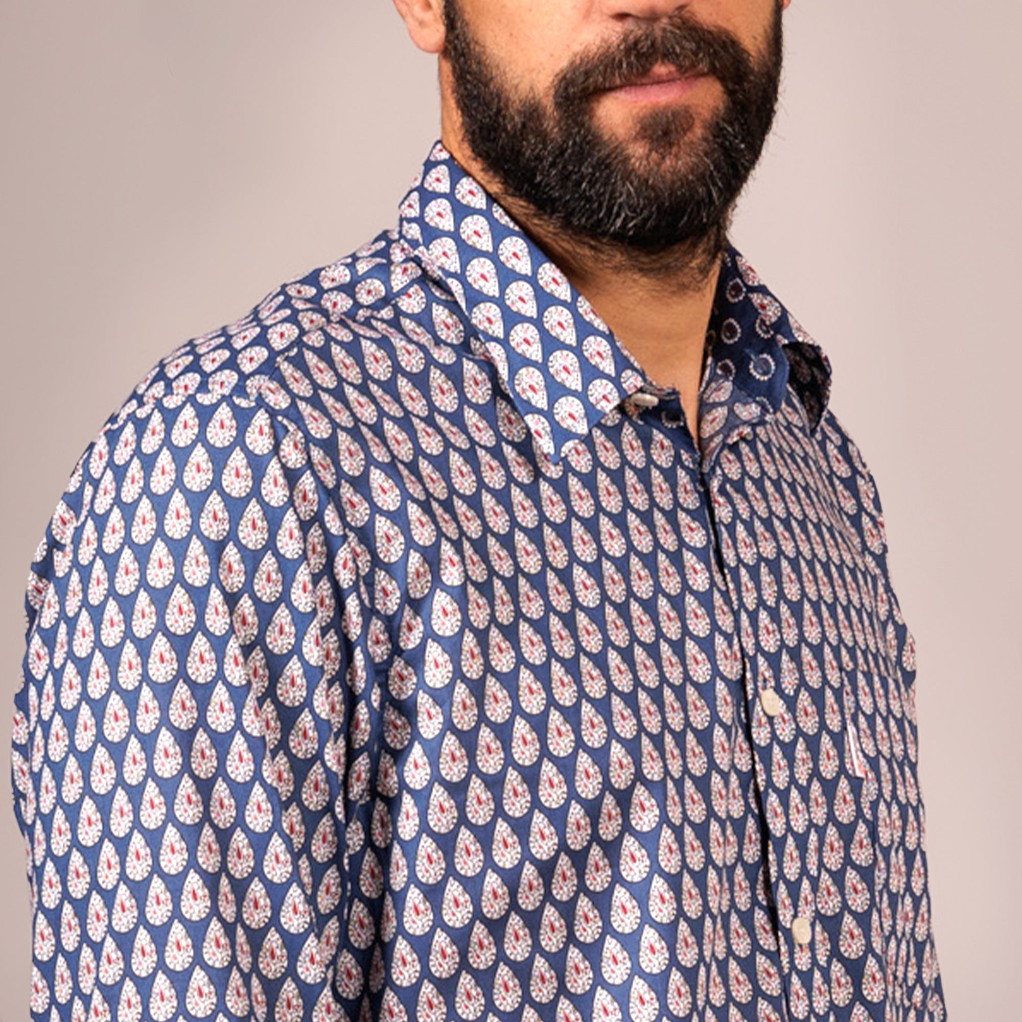 Chemise Gardian St Tropez Arlaten Indigo