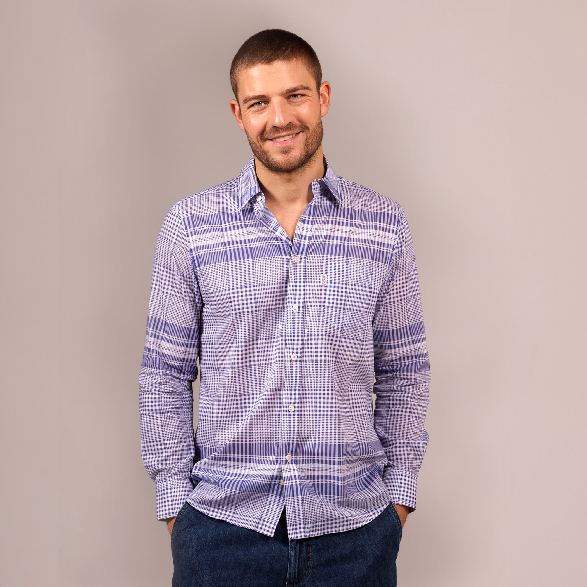 CHEMISE TRADITION SUADOU Indigo