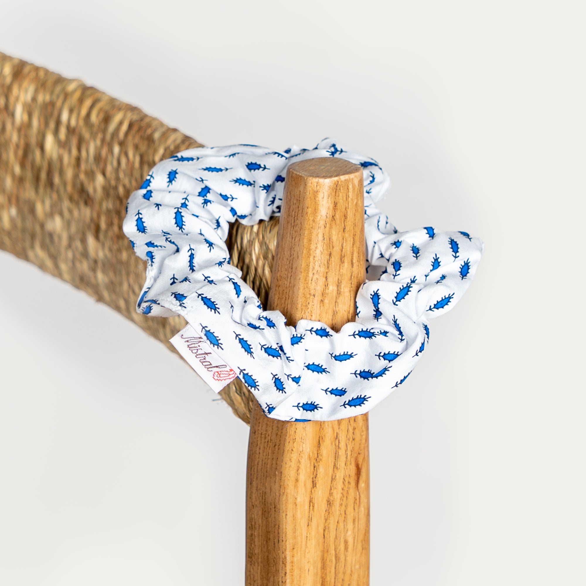 CHOUCHOU PLUME Blanc Bleu