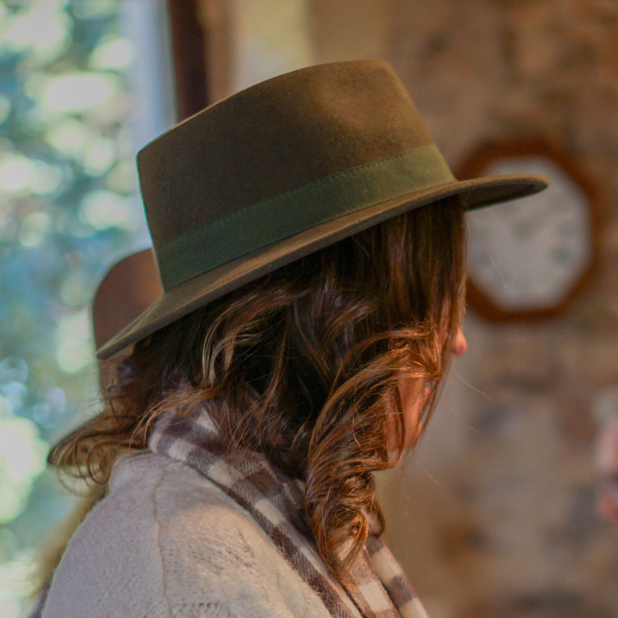 KHAKI CASHMERE HAT