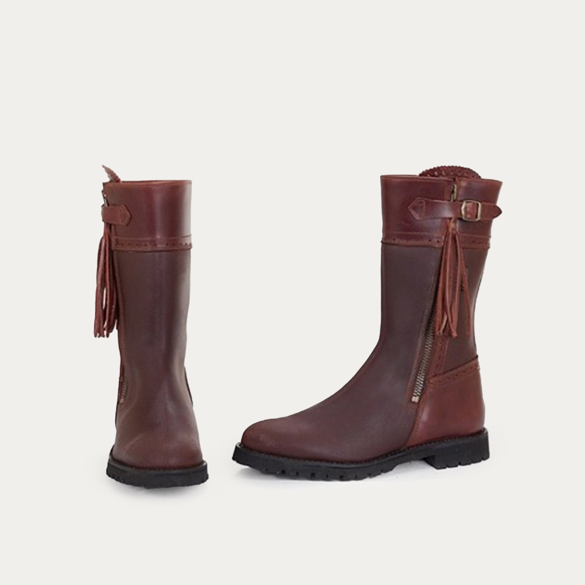 Spanish half boot brown