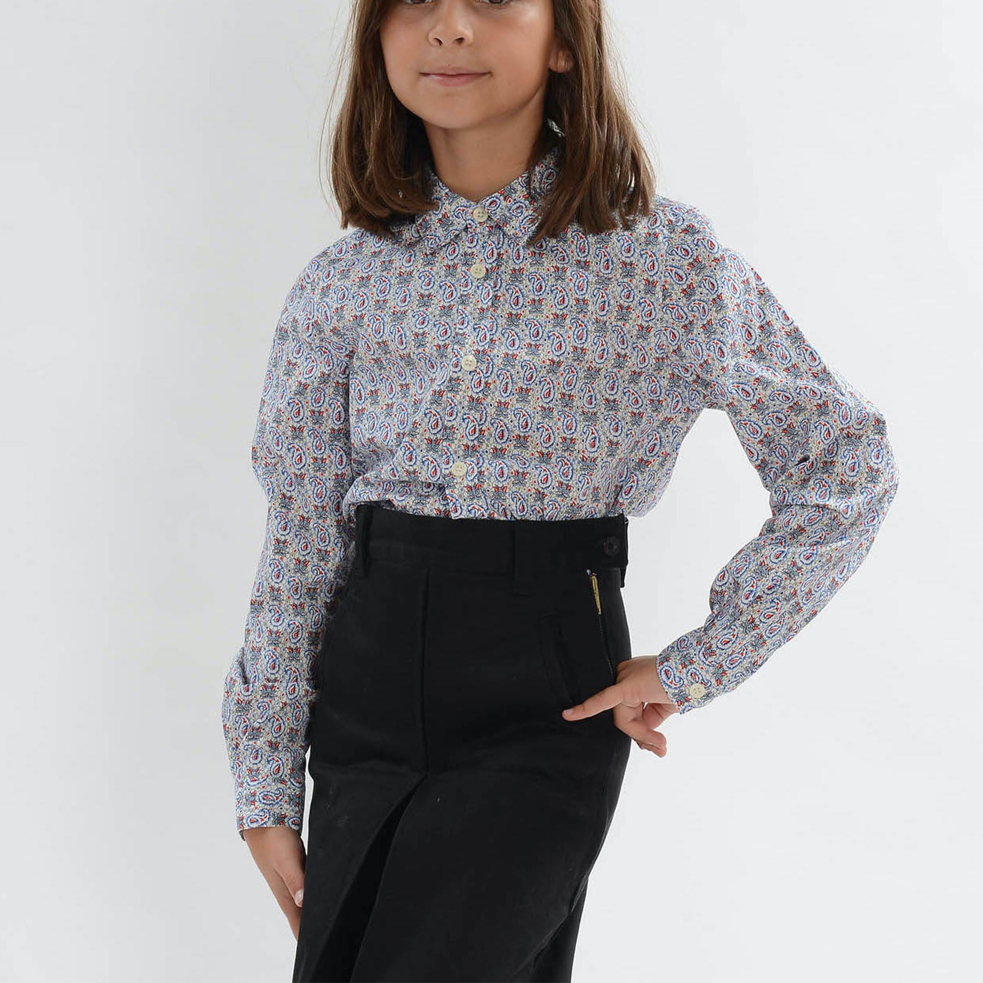 Black Divided Gardiane Riding Skirt