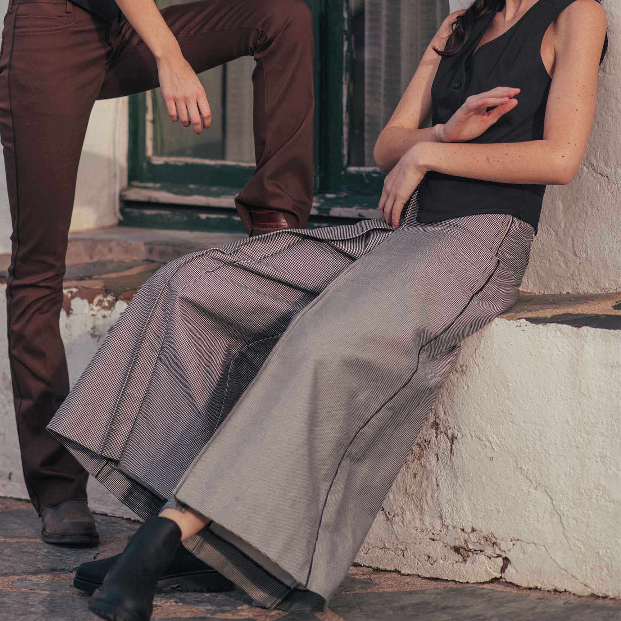 Jupe Culotte Gardiane Damier
