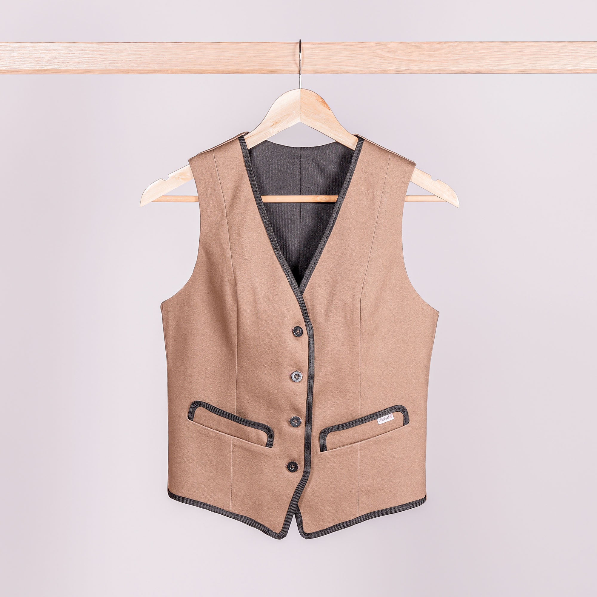 Gilet gardian femme noisette
