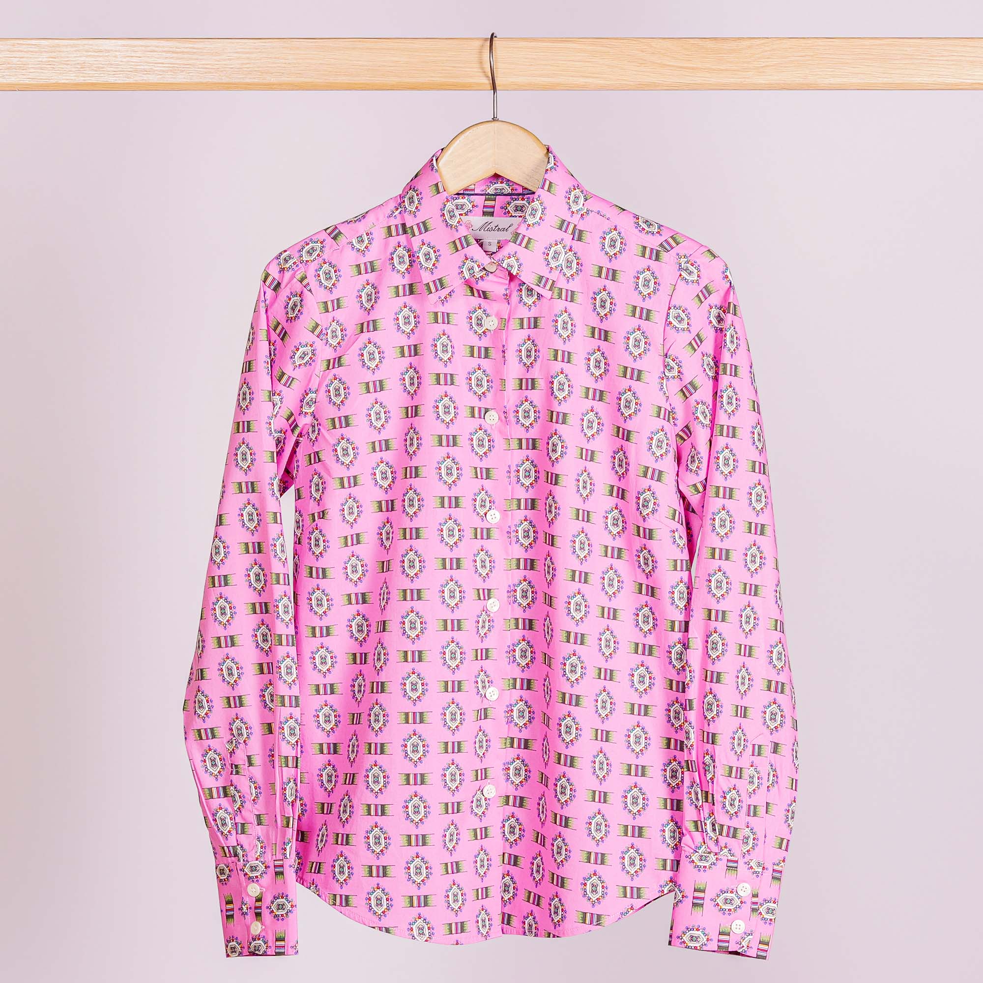CHEMISIER CAMISO KILIM Rose