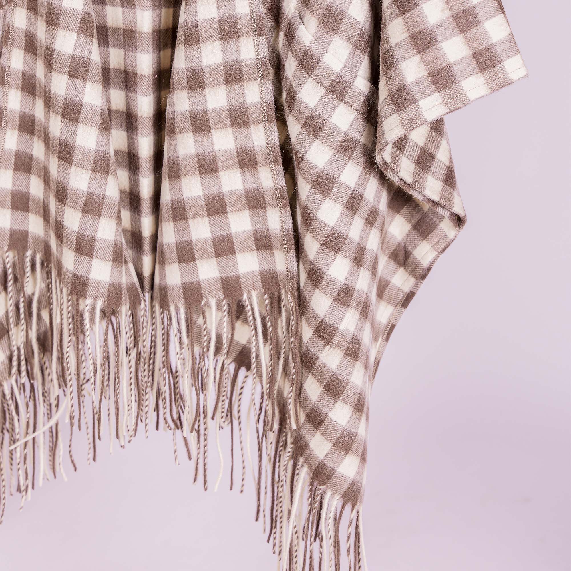 Poncho Laine Camargue