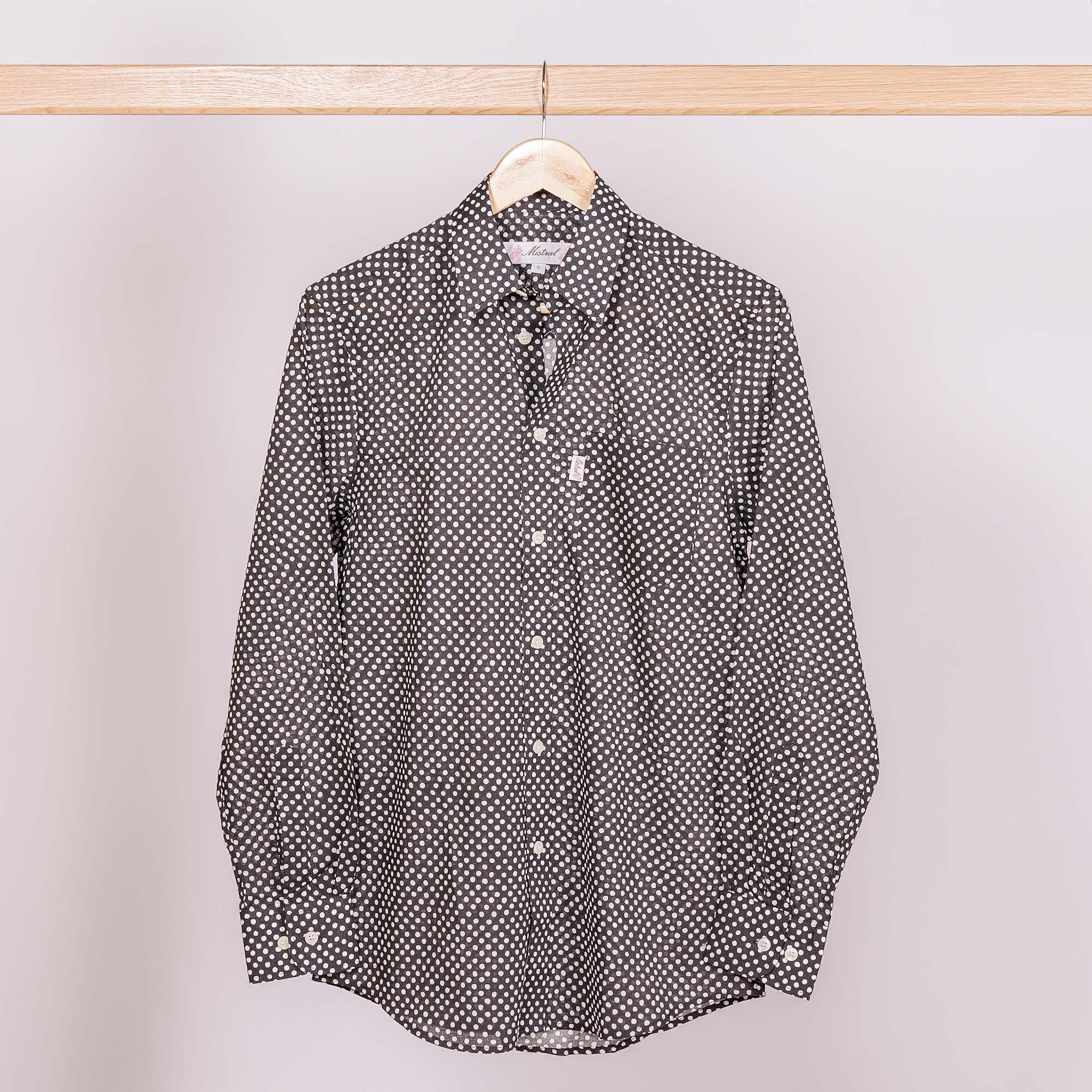 Chemise Gardian Pois Gipsy Noir