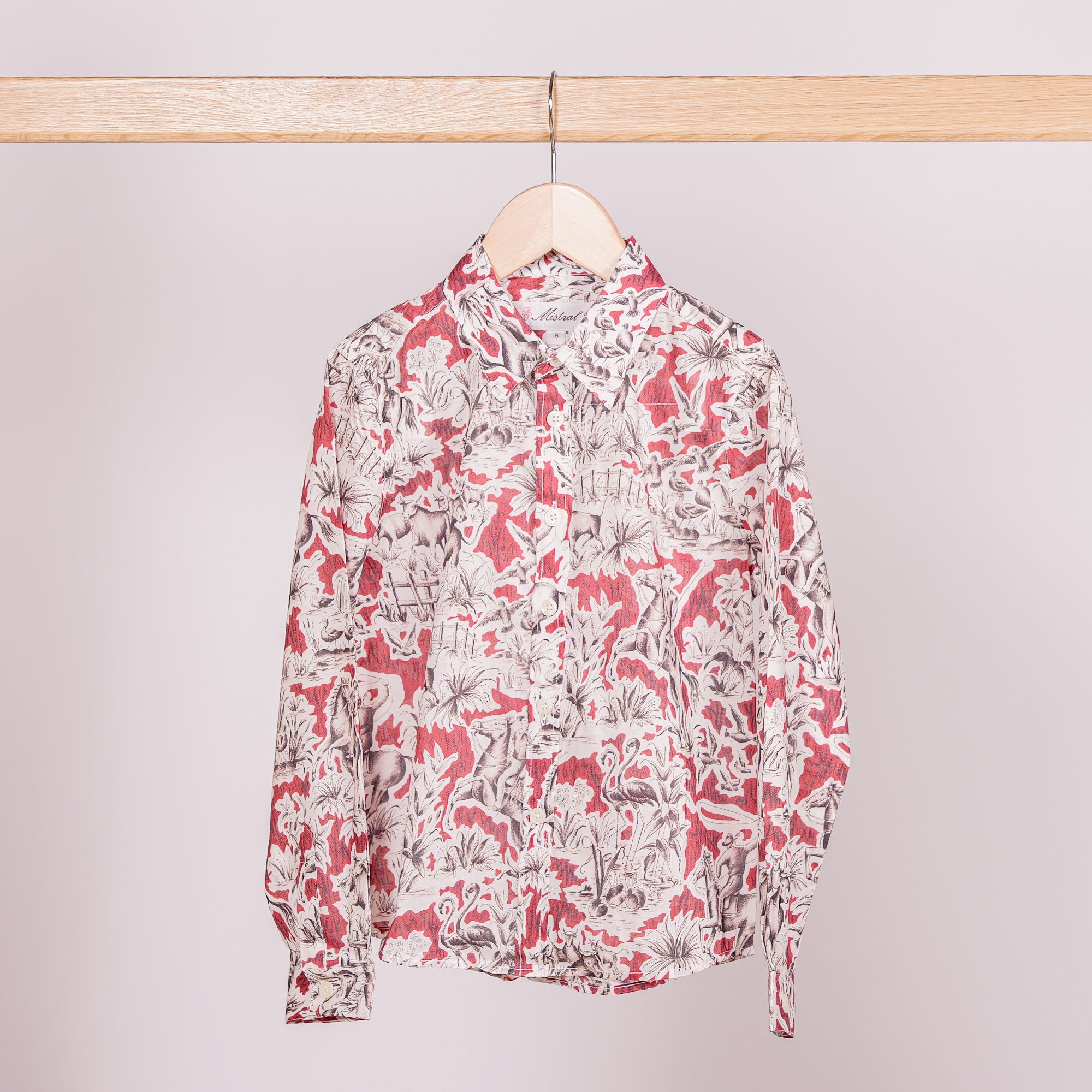 CHEMISE PEQUELET LA GAZE Rouge