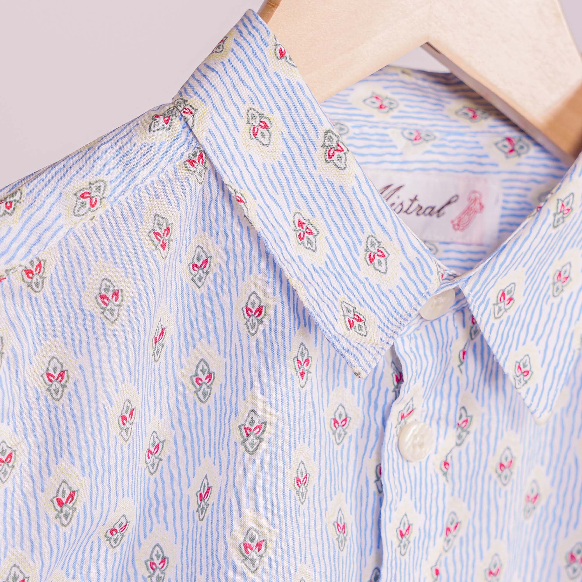 PEQUELET CALISSON SKY STRIPED SHIRT
