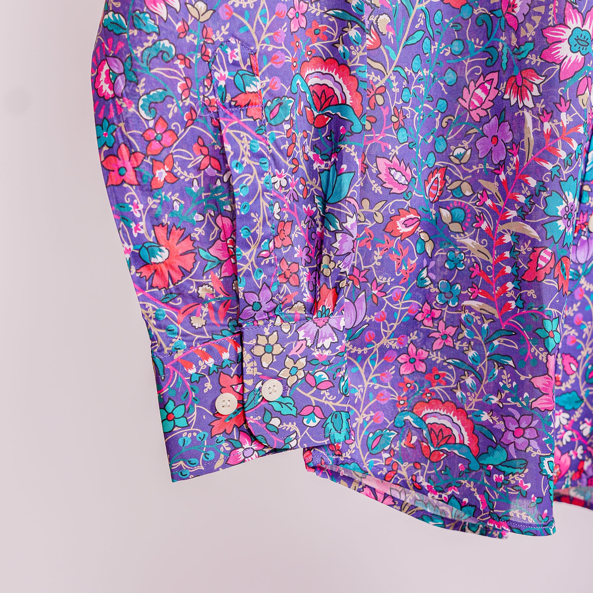 CHEMISE DE GARDIAN TRADITION BOUQUET Ultraviolet