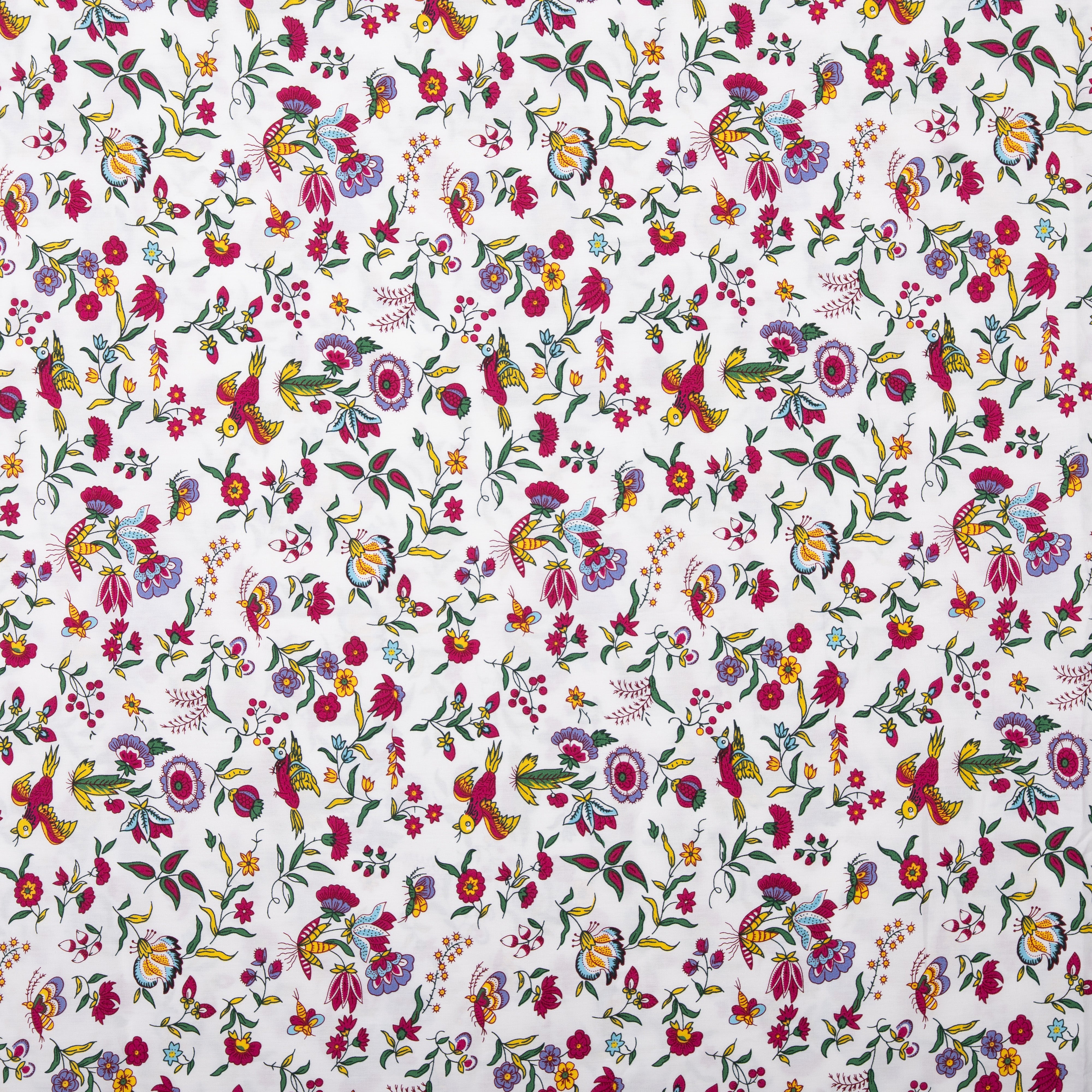 TISSU AU METRE CHAFFARCANI Blanc Rose